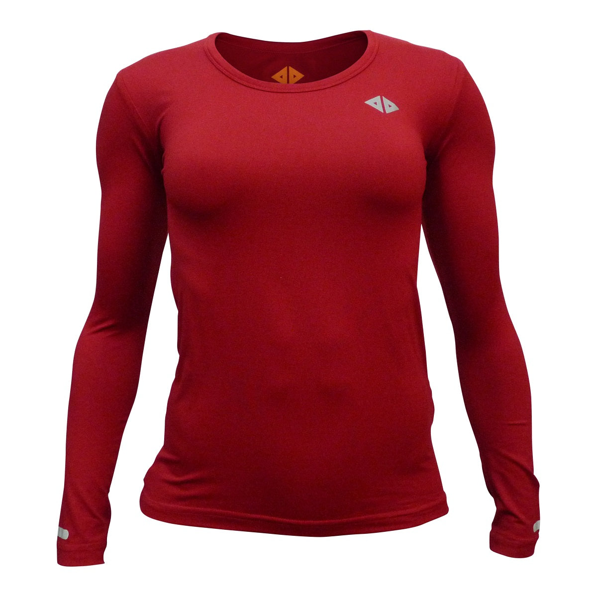 Playera Manga Larga Rojo dama