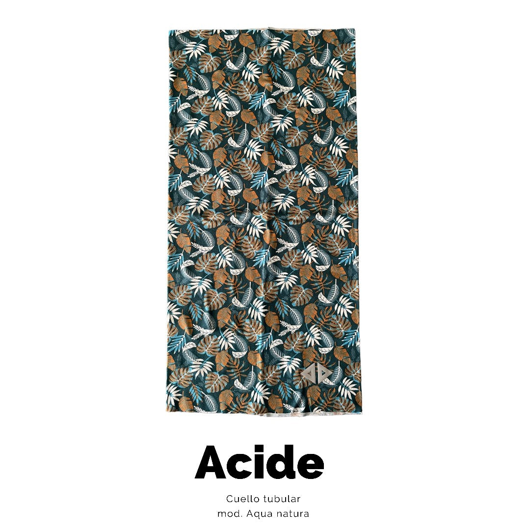 Cuello tubular aqua natura