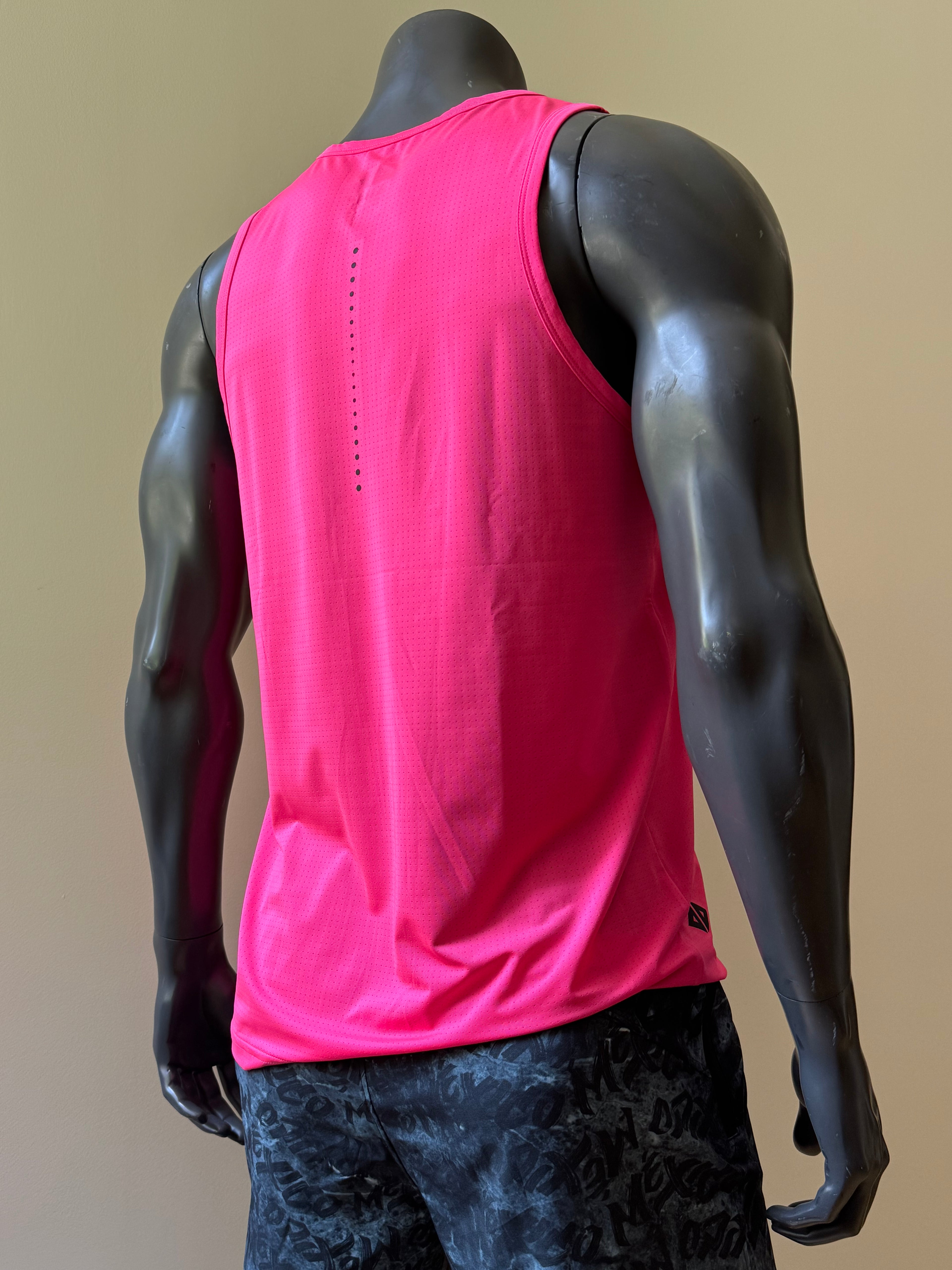 Camiseta México rosa neón caballero