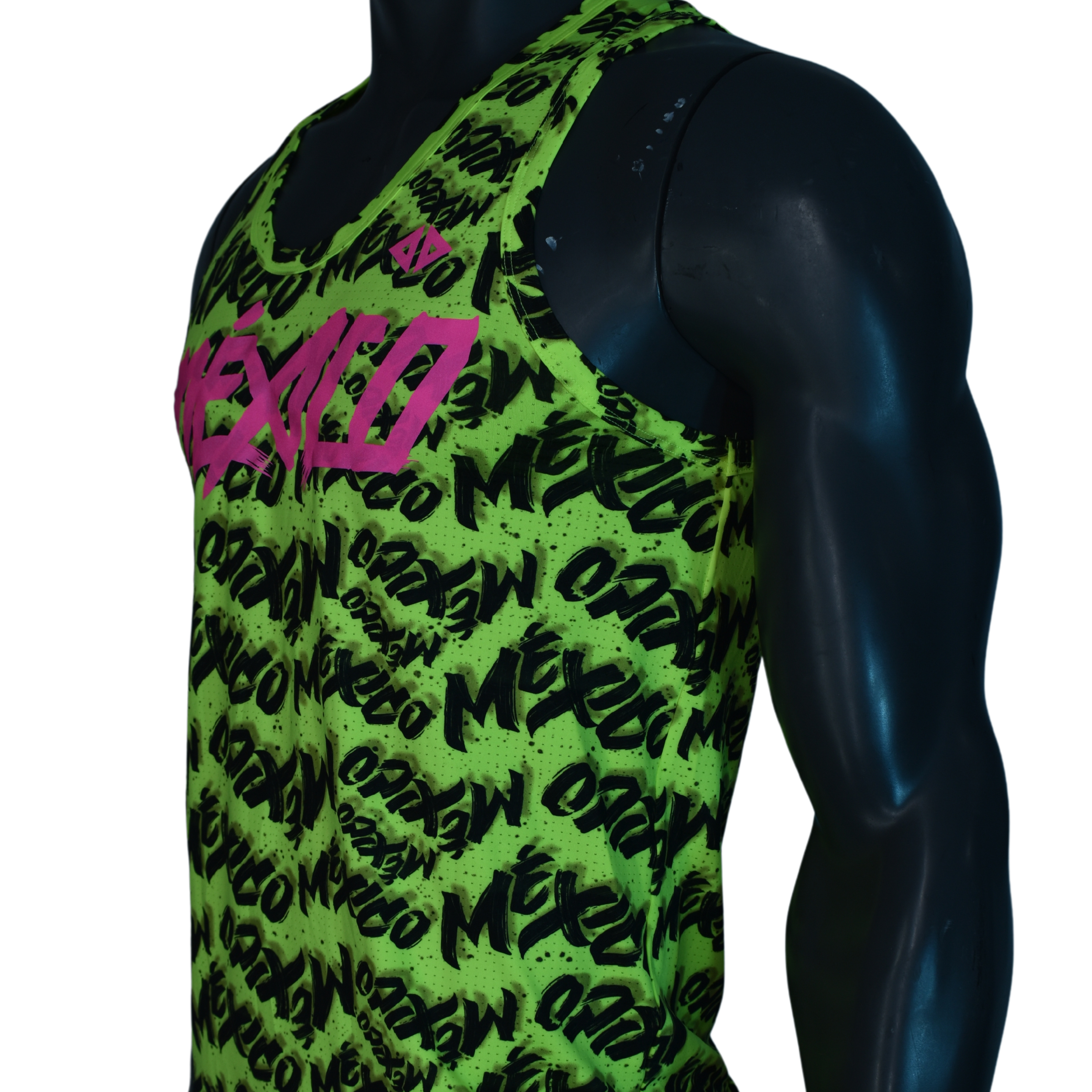 Camiseta Olímpica México neón Caballero PRO