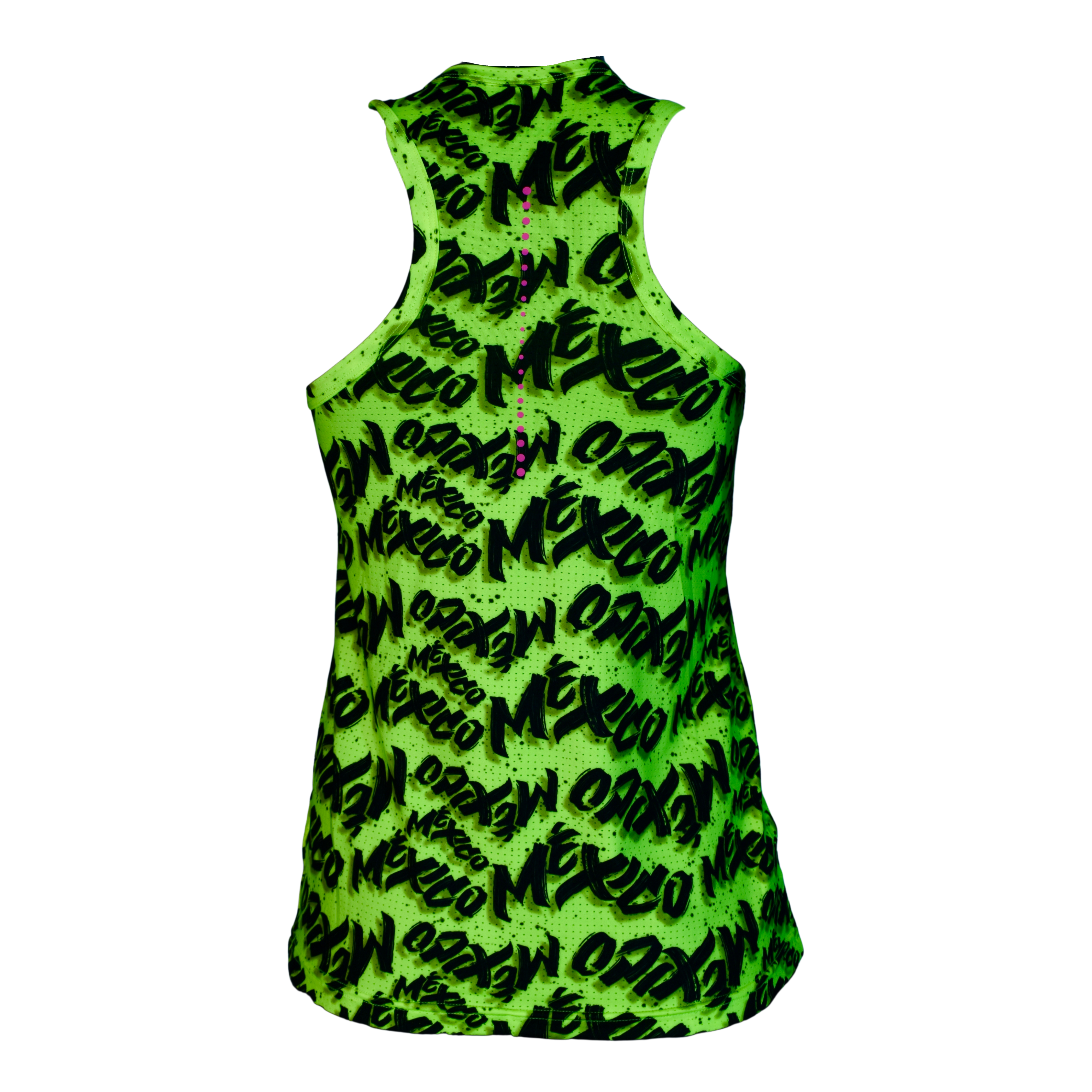 Camiseta Olímpica México neón Dama