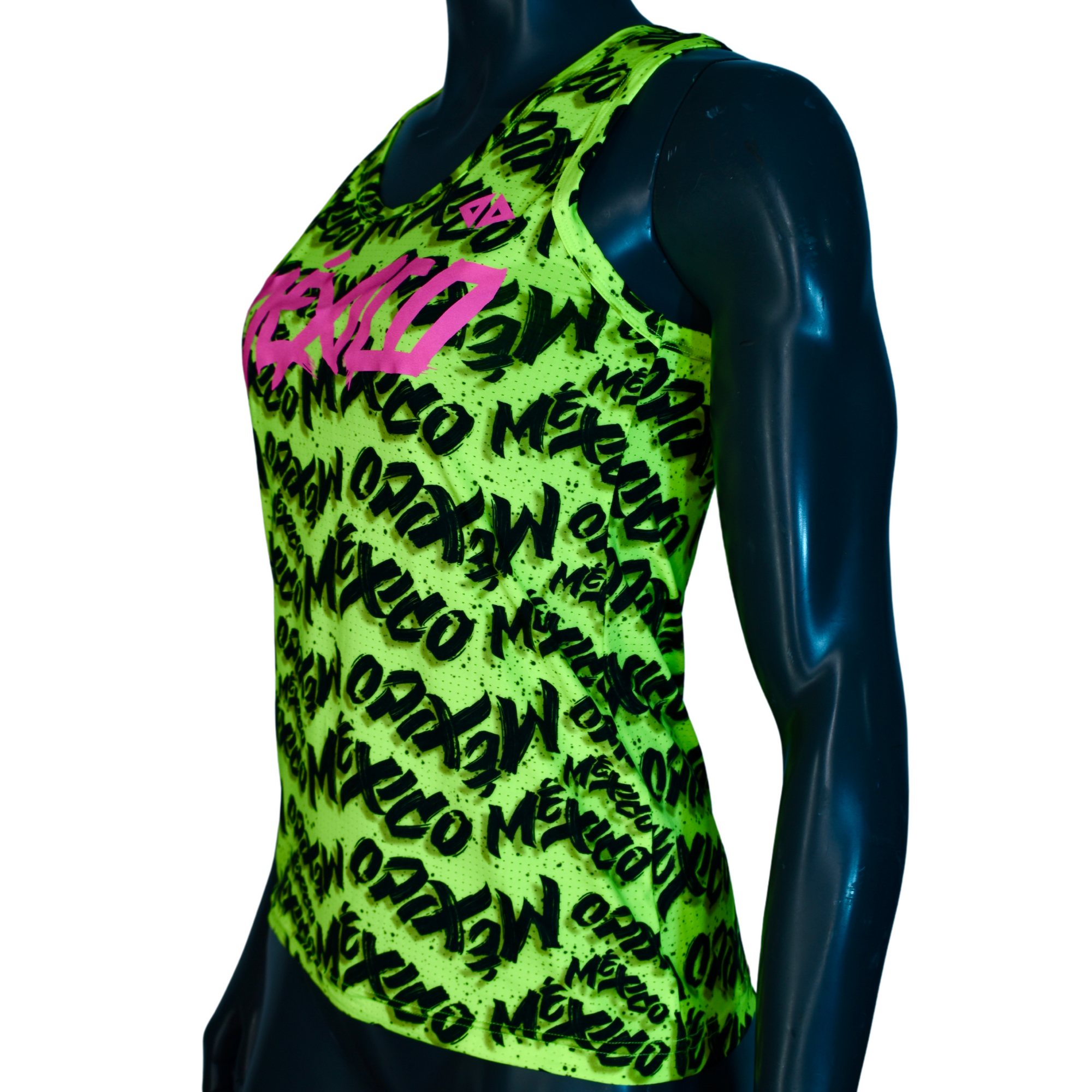 Camiseta Olímpica México neón Dama