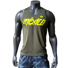 Cargar imagen en el visor de la galería, Camiseta México verde con amarillo Caballero