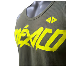 Cargar imagen en el visor de la galería, Camiseta México verde con amarillo Caballero