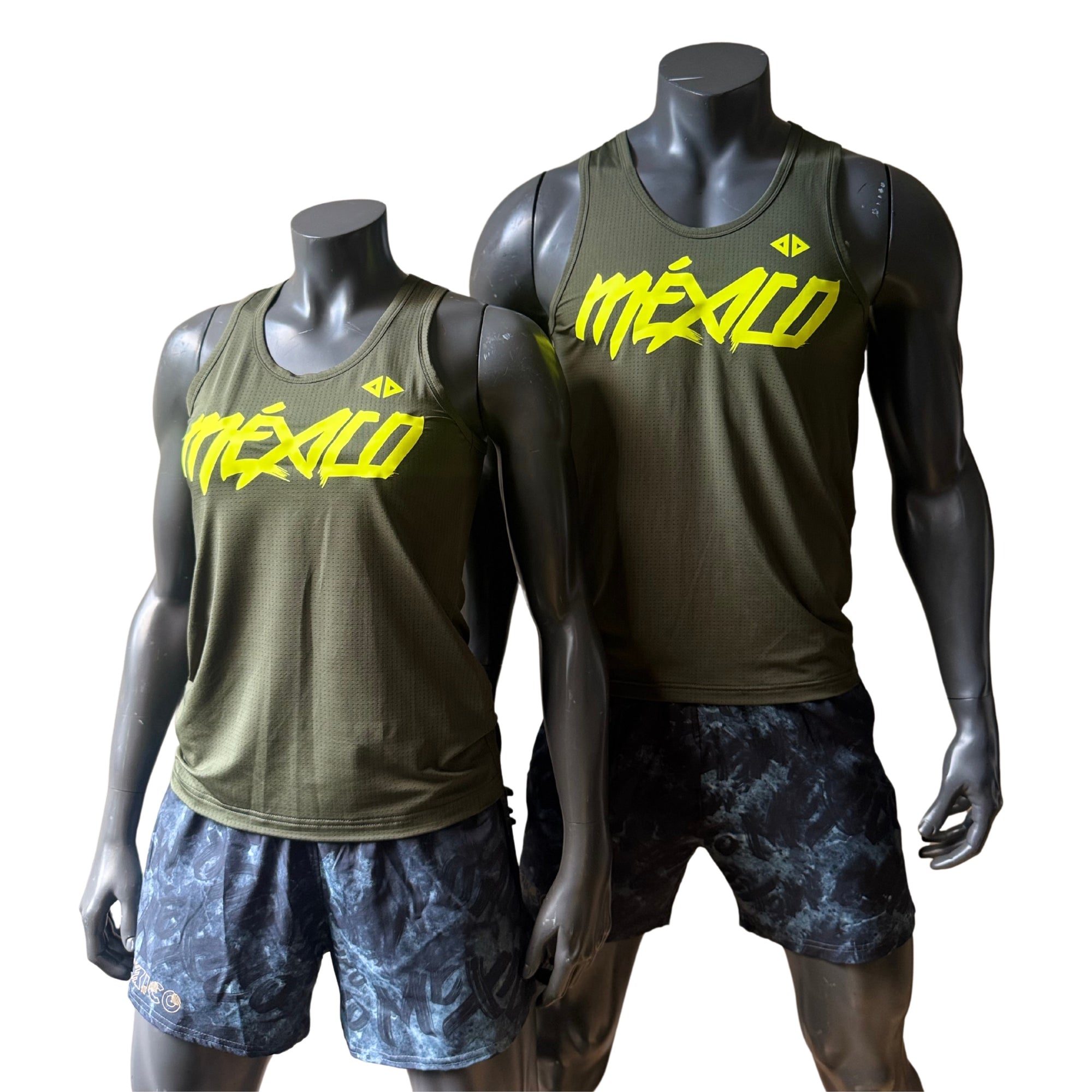 Camiseta México verde con amarillo PRO Dama