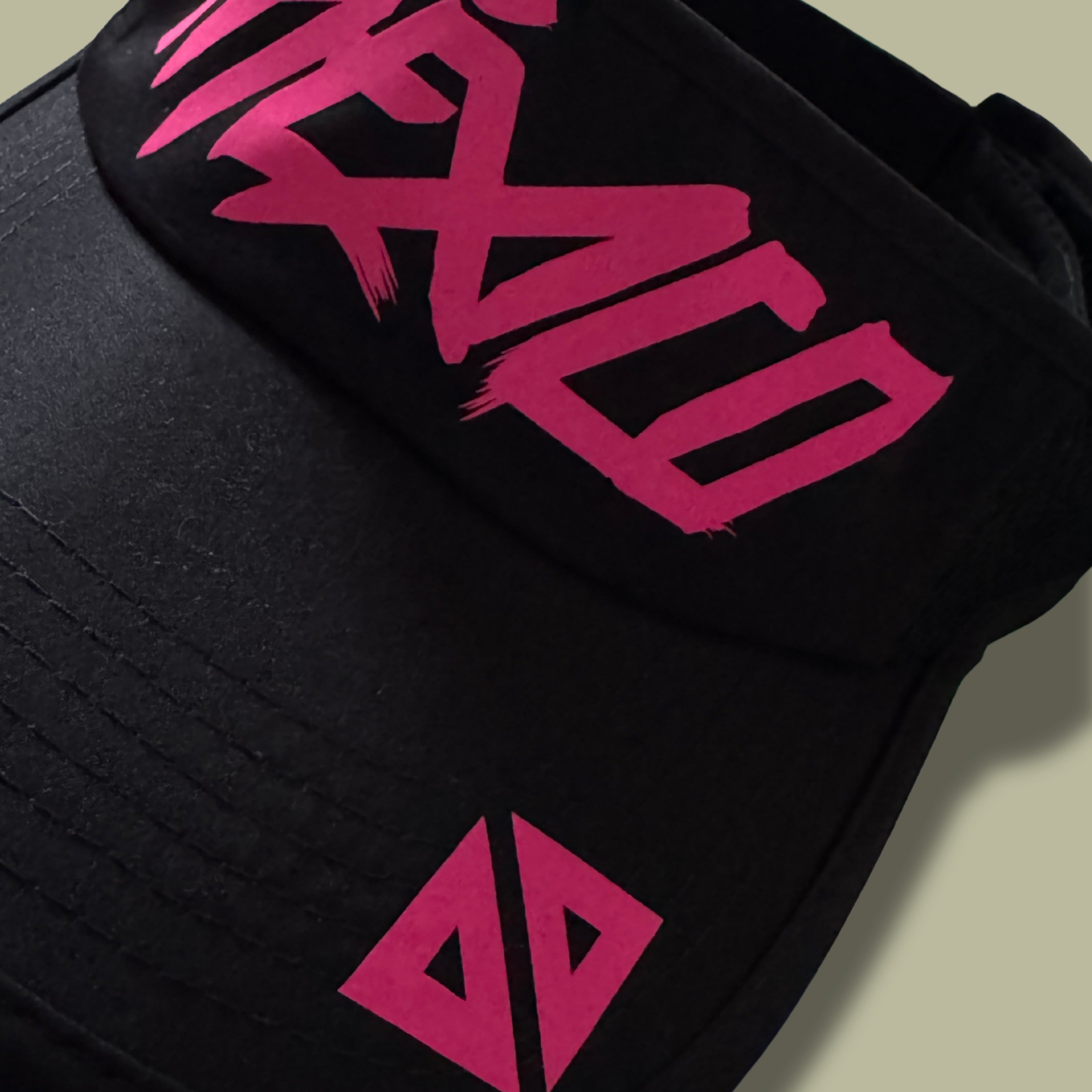 Visera México negro con rosa neón