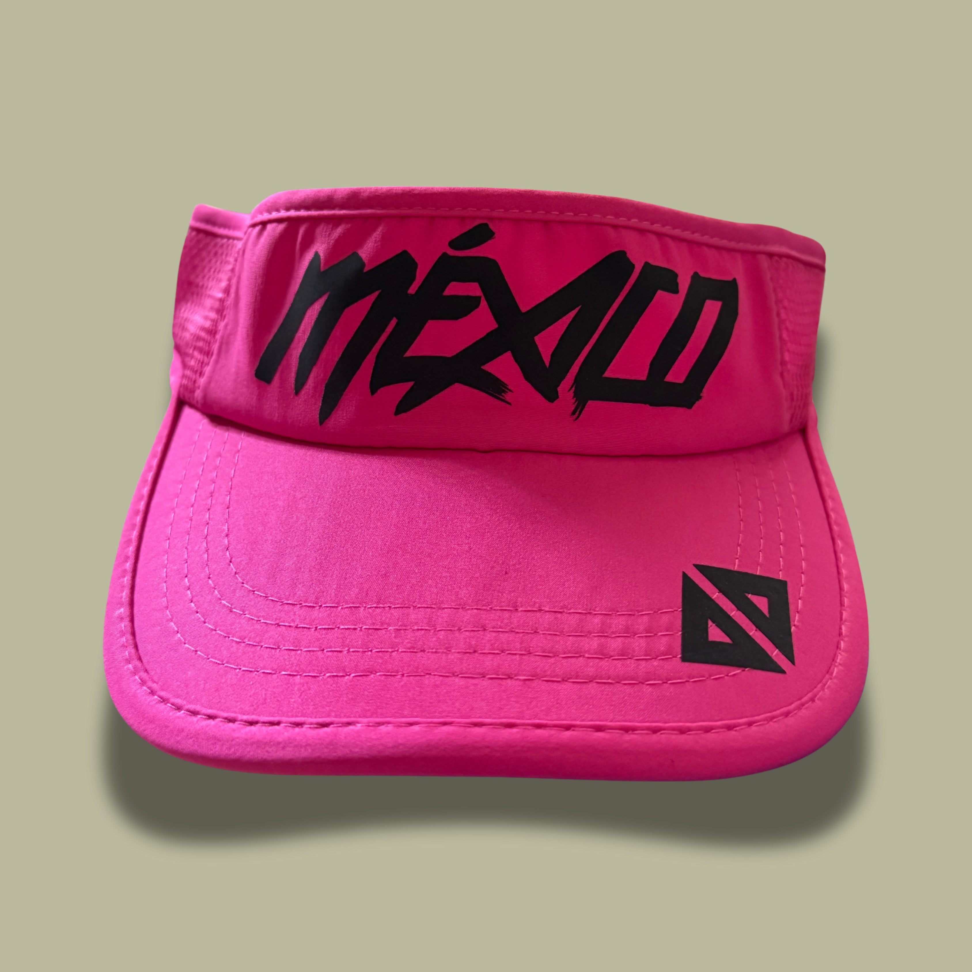 Visera México rosa con negro