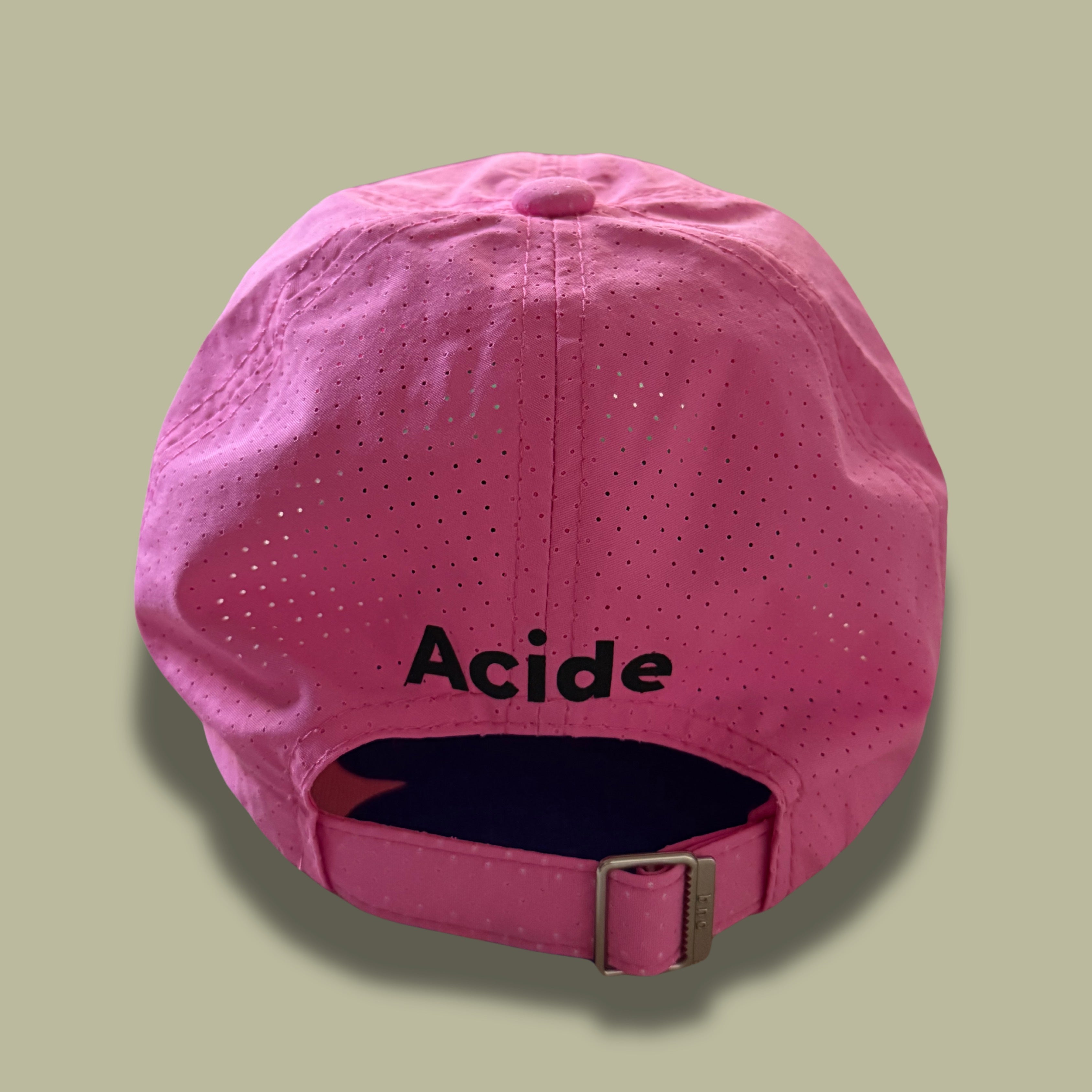 Gorra super dry Acide rosa con negro