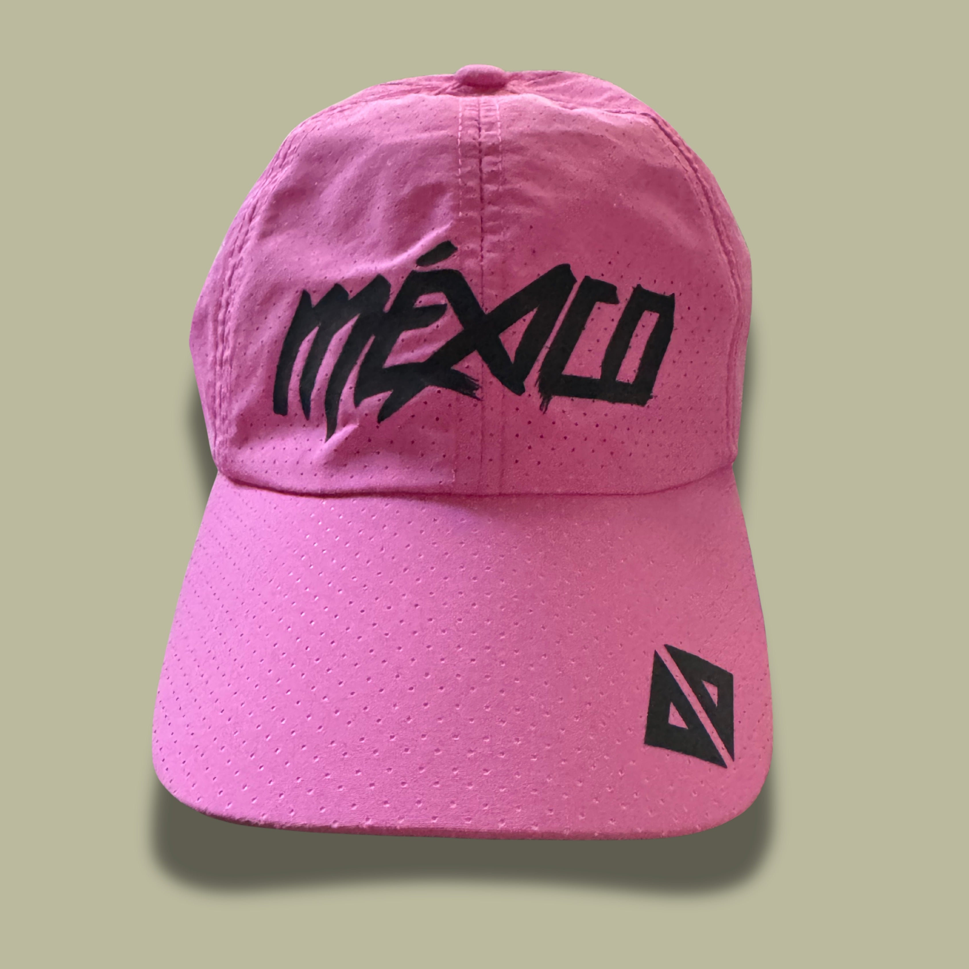 Gorra super dry Acide rosa con negro