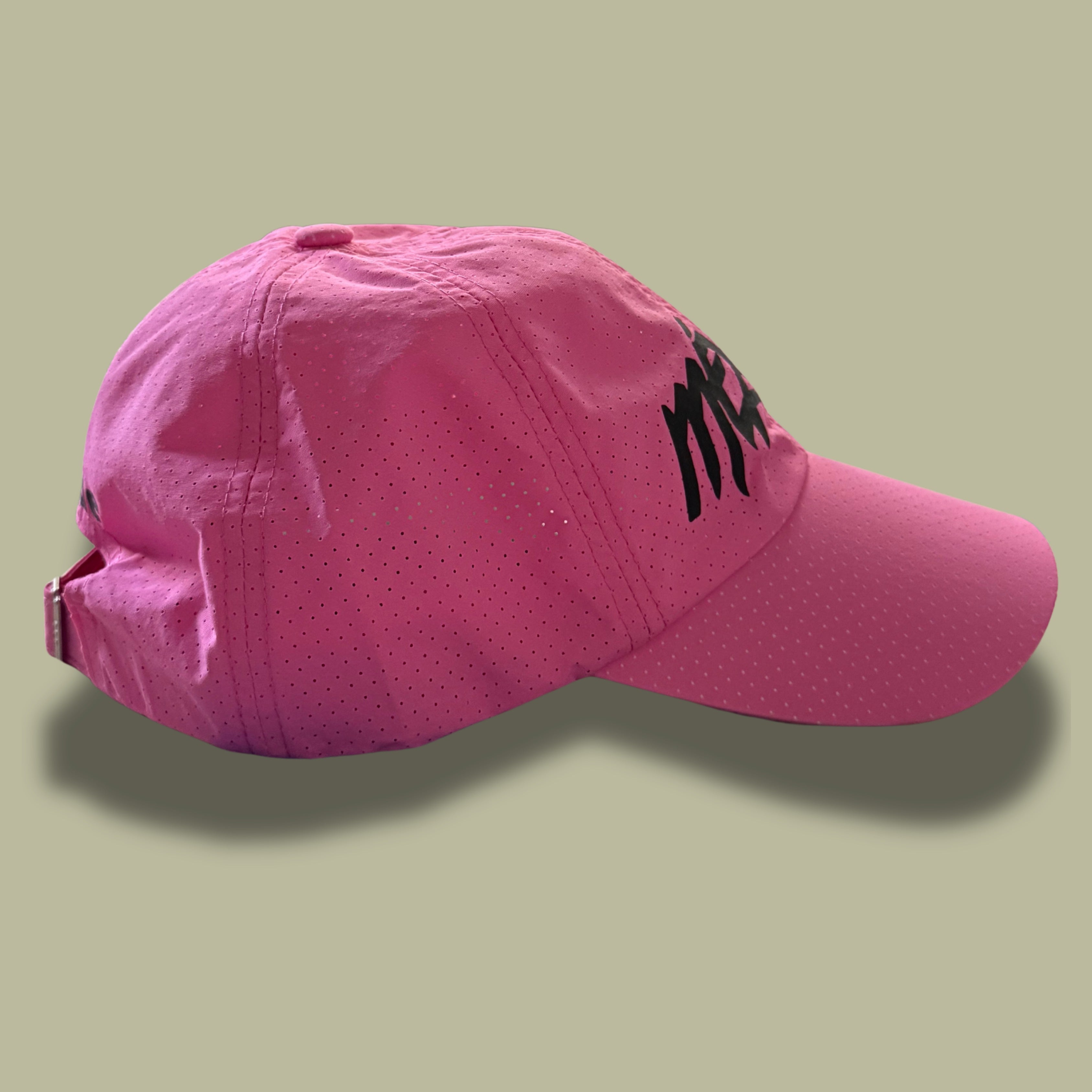 Gorra super dry Acide rosa con negro