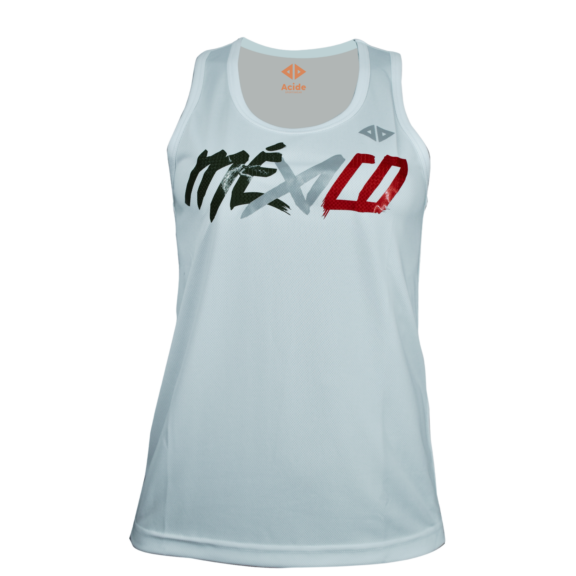 Camiseta México QuetSangre Nueva Blanco Dama