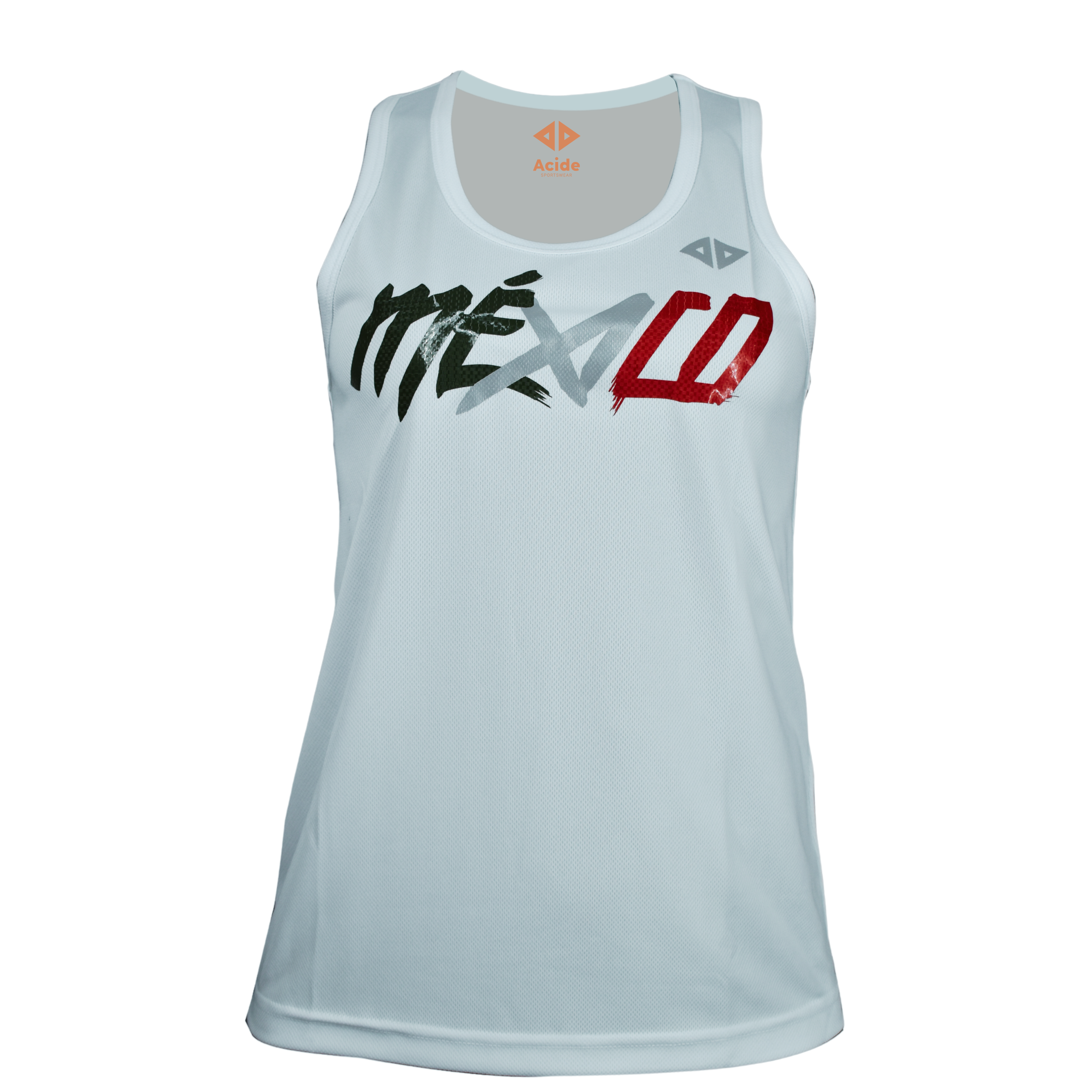 Camiseta México QuetSangre Nueva Blanco Dama