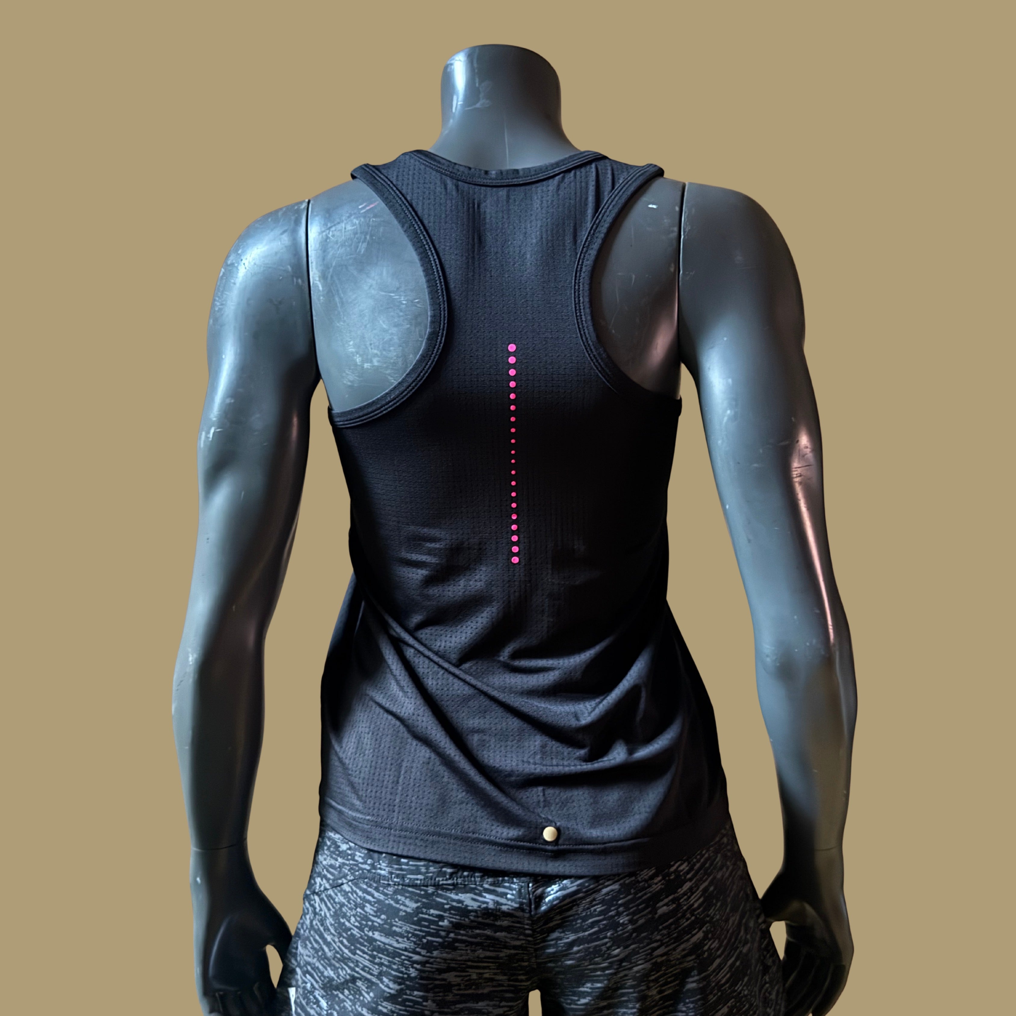 Camiseta México negro con rosa neón Dama