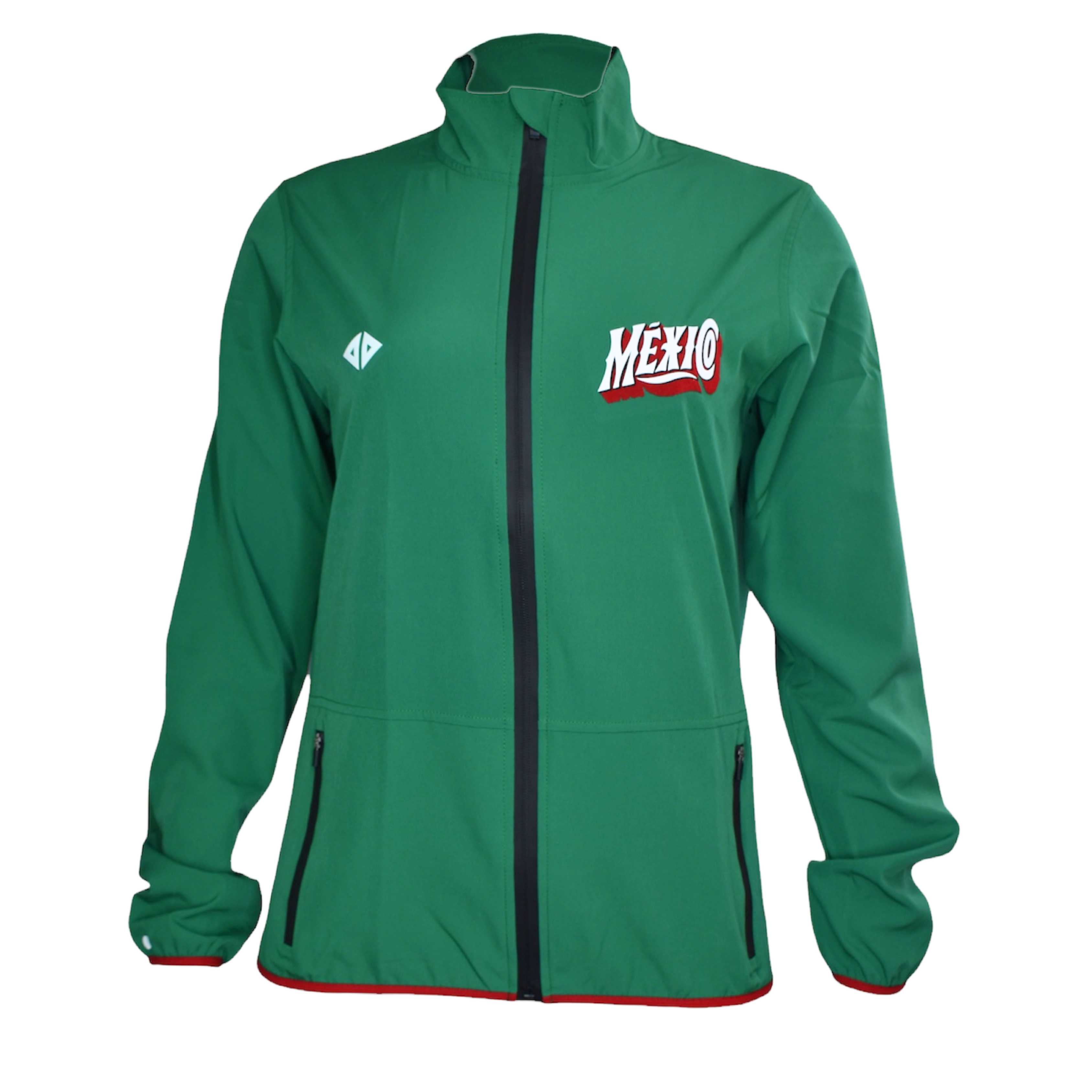 Rompevientos México verde  retro Dama