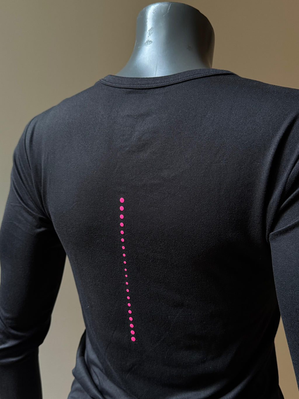 playera M/L México Negro con rosa neón dama