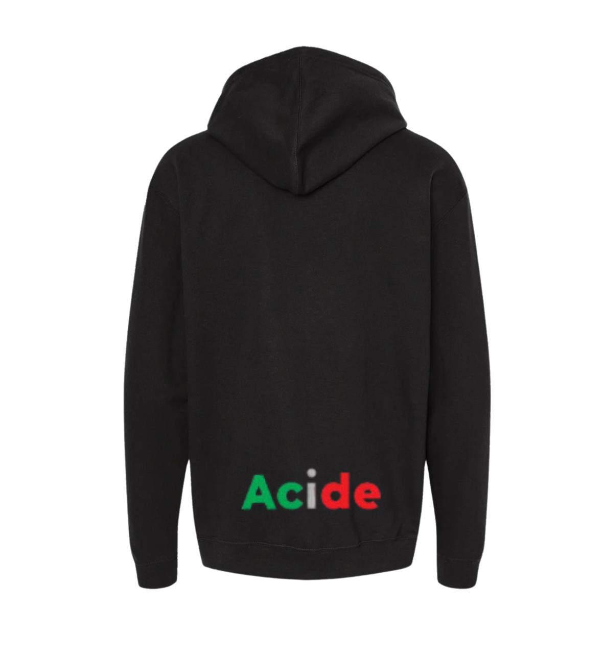 Sudadera Acide México Negro - Tricolor