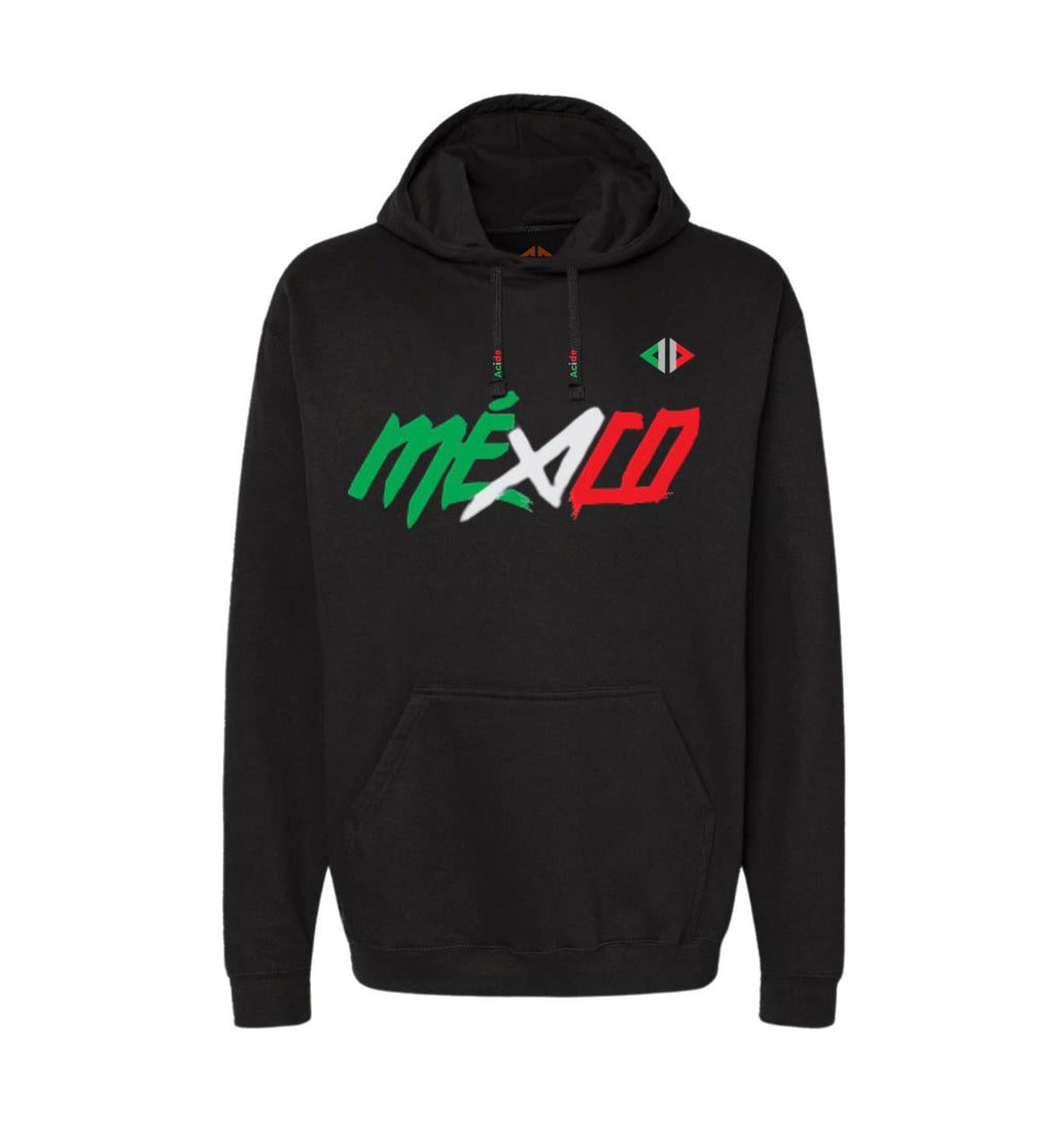 Sudadera Acide México Negro - Tricolor