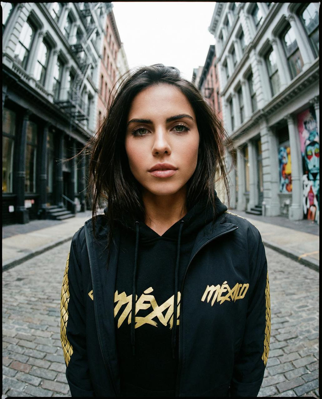 Rompevientos México Quetzacoatl Negro Dama