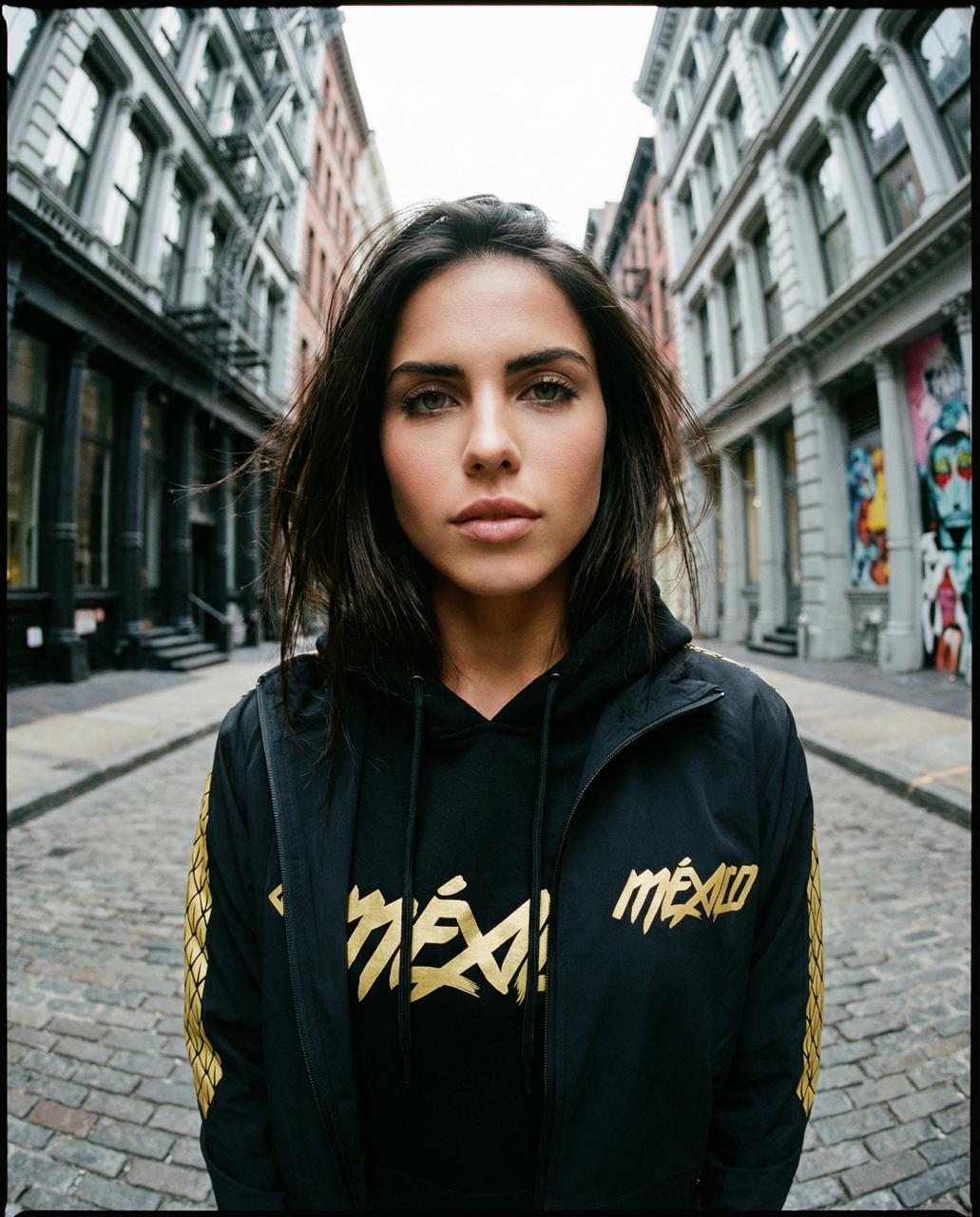 Rompevientos México Quetzacoatl Negro Dama