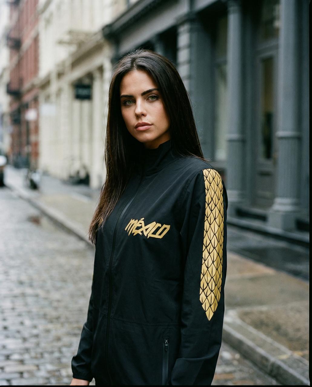 Rompevientos México Quetzacoatl Negro Dama