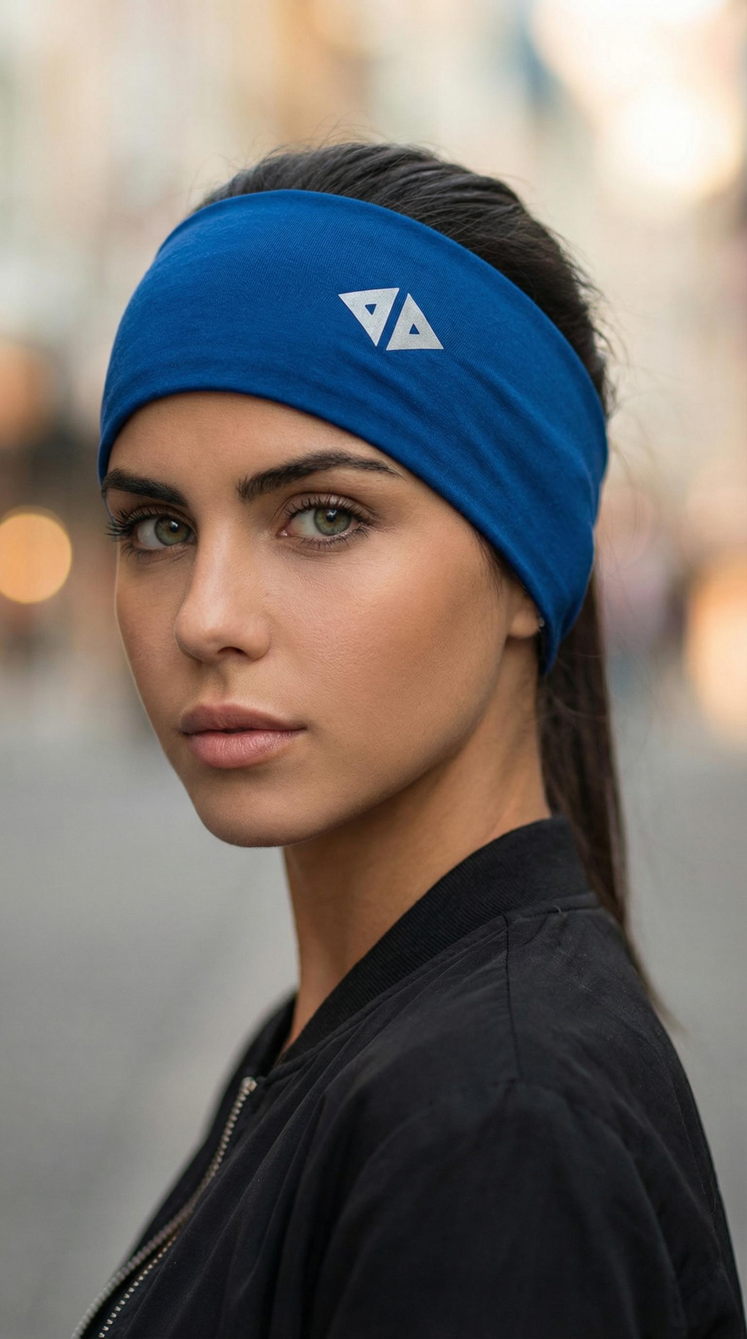 Banda de cabeza Azul Jade