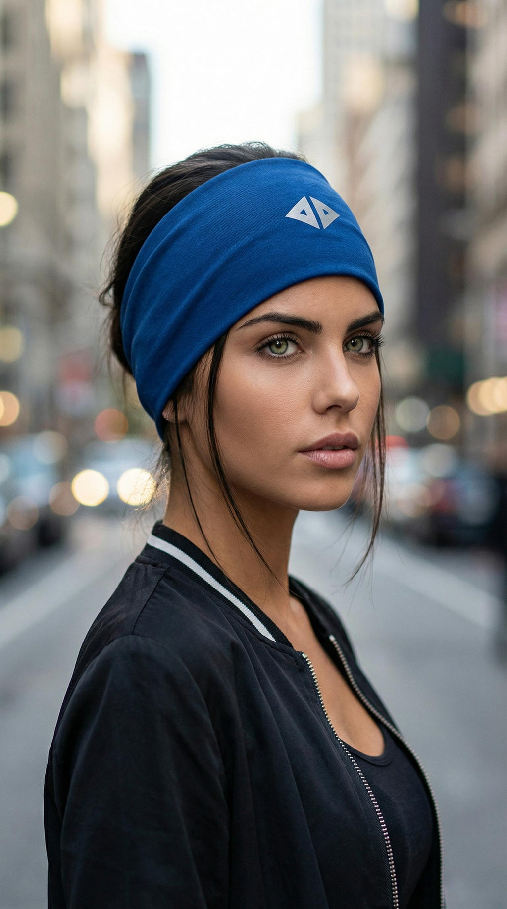 Banda de cabeza Azul Jade