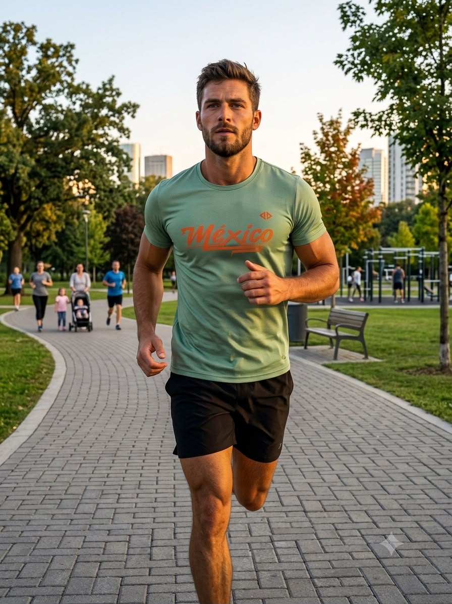 Playera High Energy Verde
