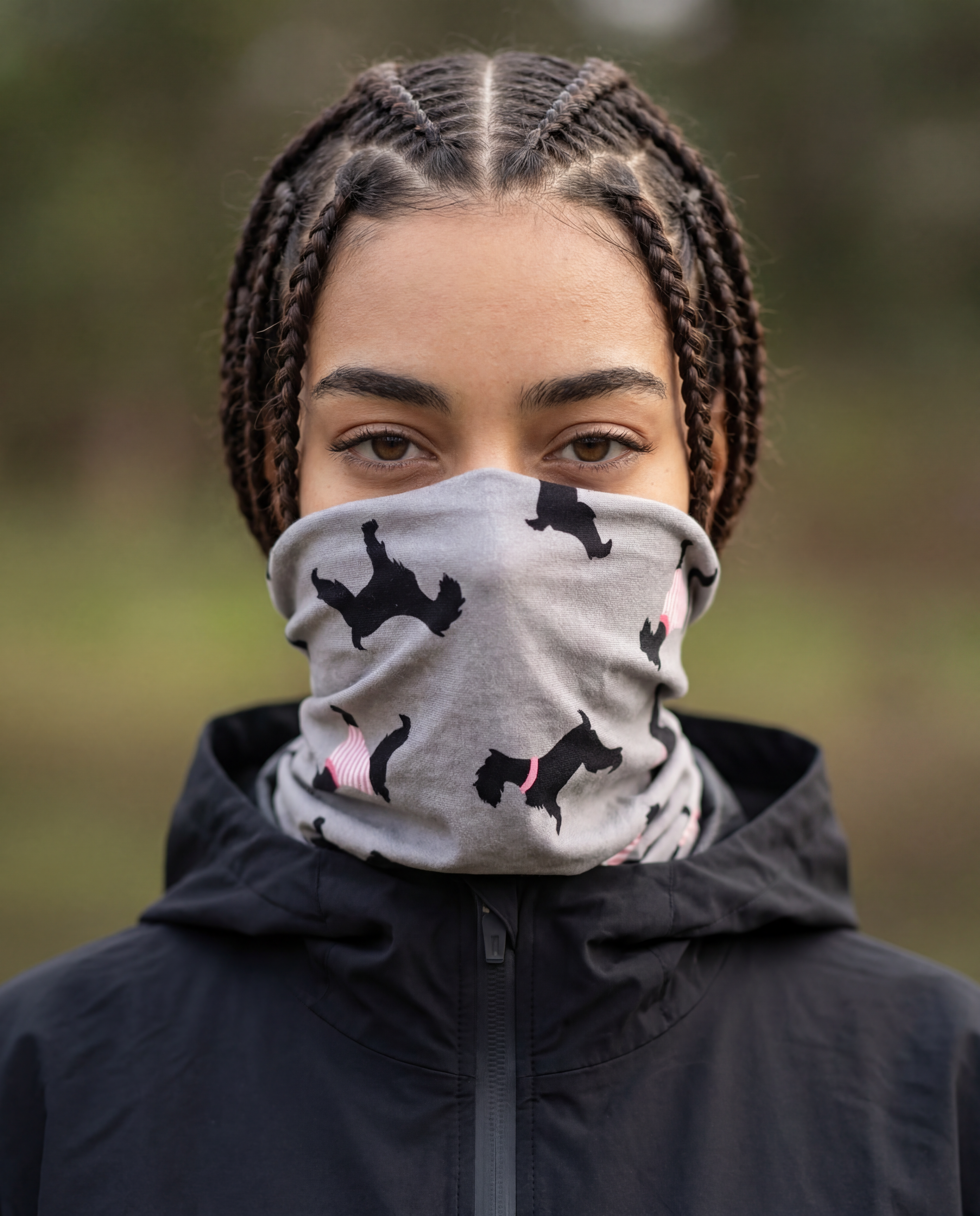 Cuello tubular Bellota gris