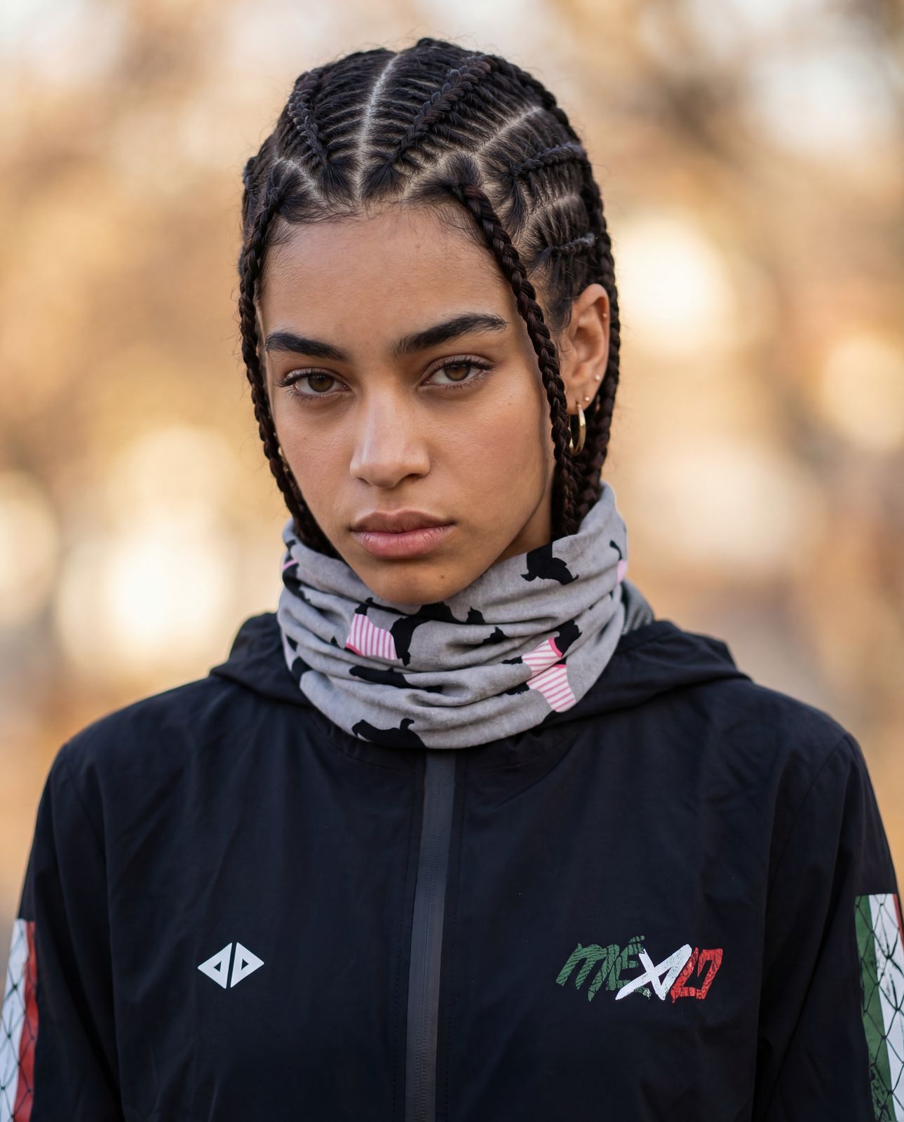 Cuello tubular Bellota gris