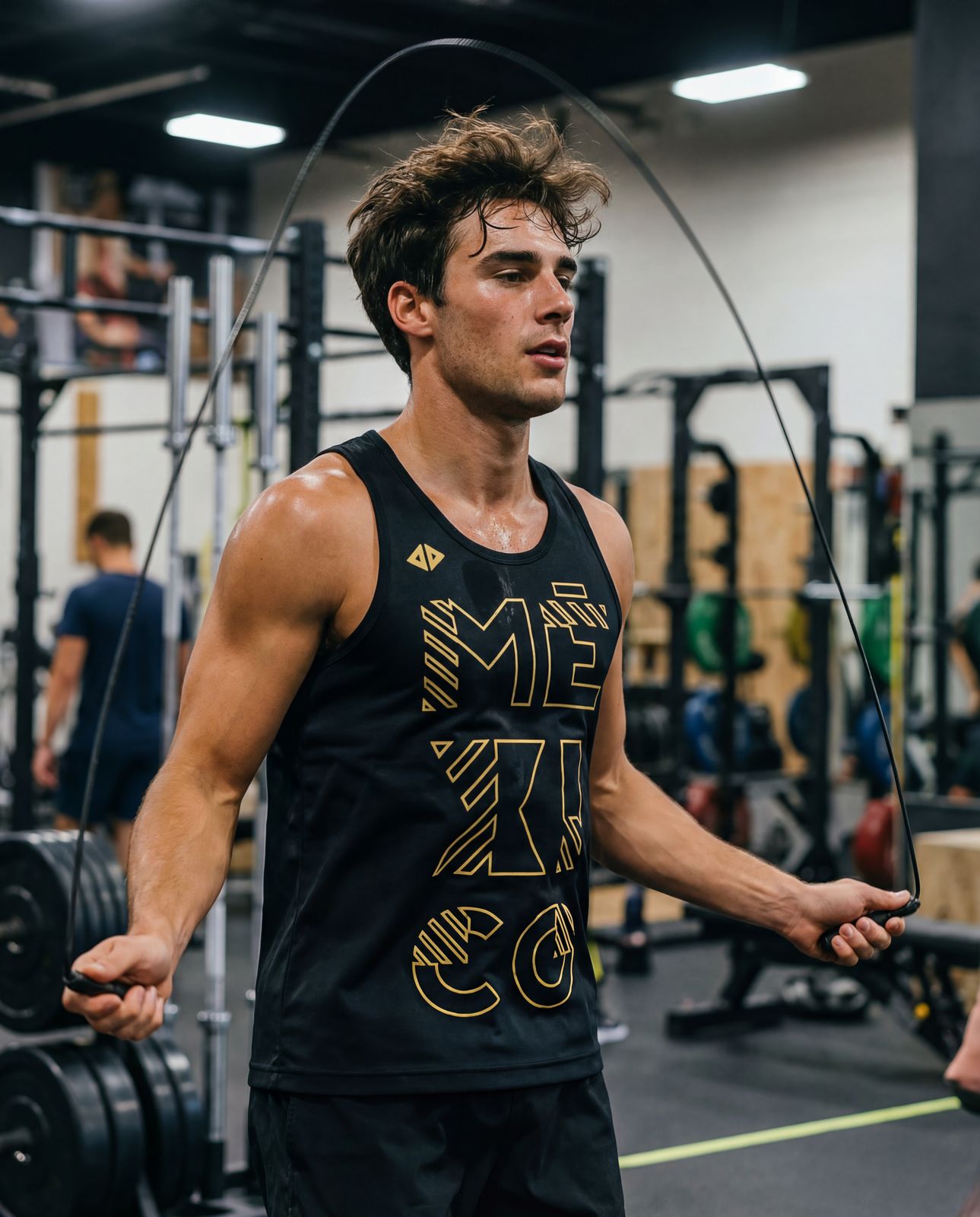 Camiseta México POP negro caballero PRO