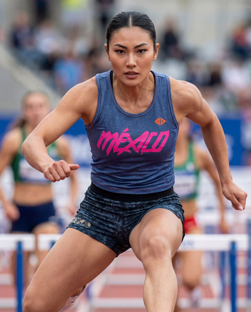 Camiseta Olimpic Azul México Dama