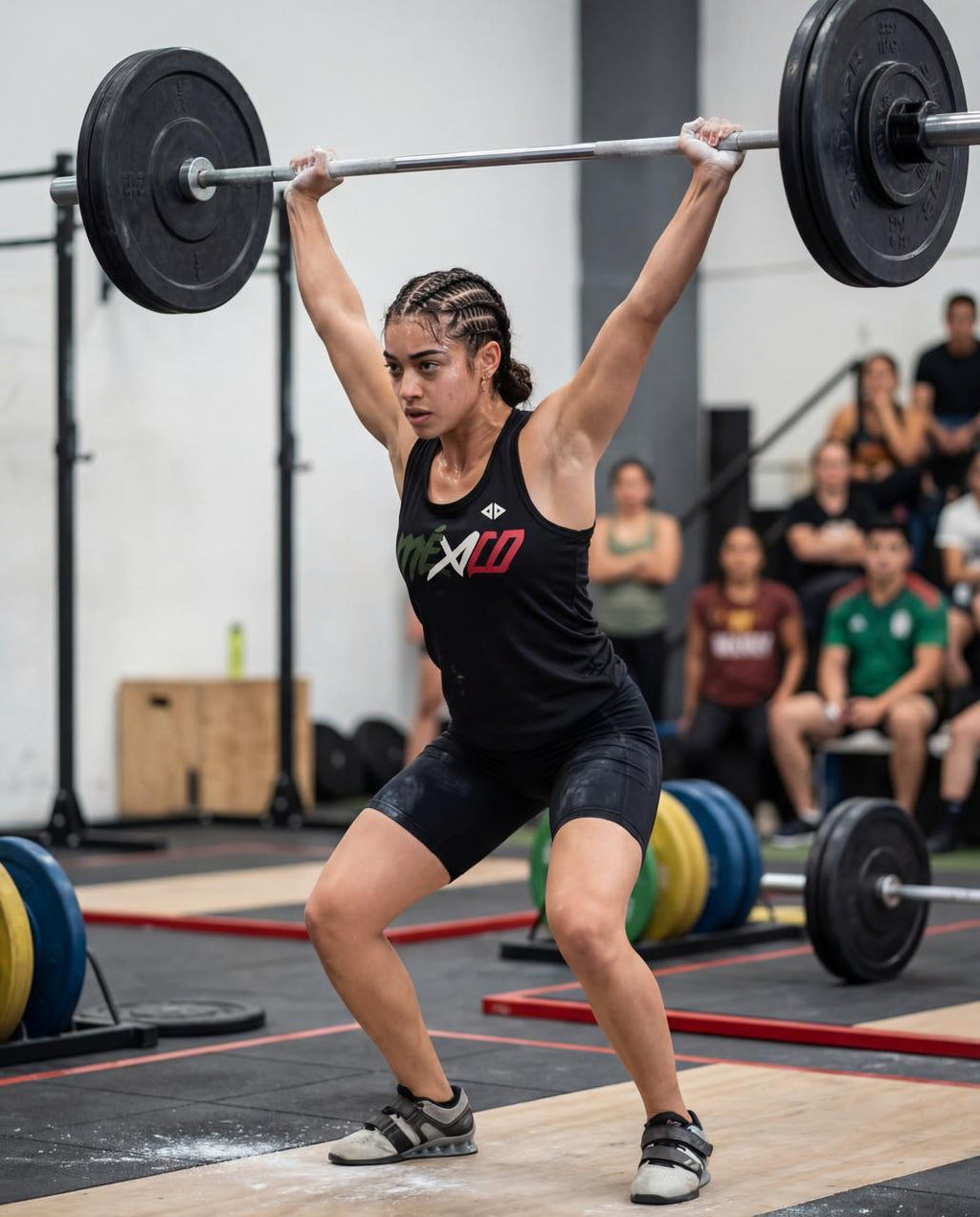 Camiseta México Sangre Nueva Negro Dama