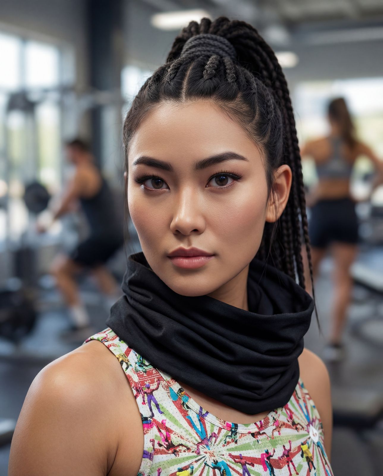 Cuello tubular Negro