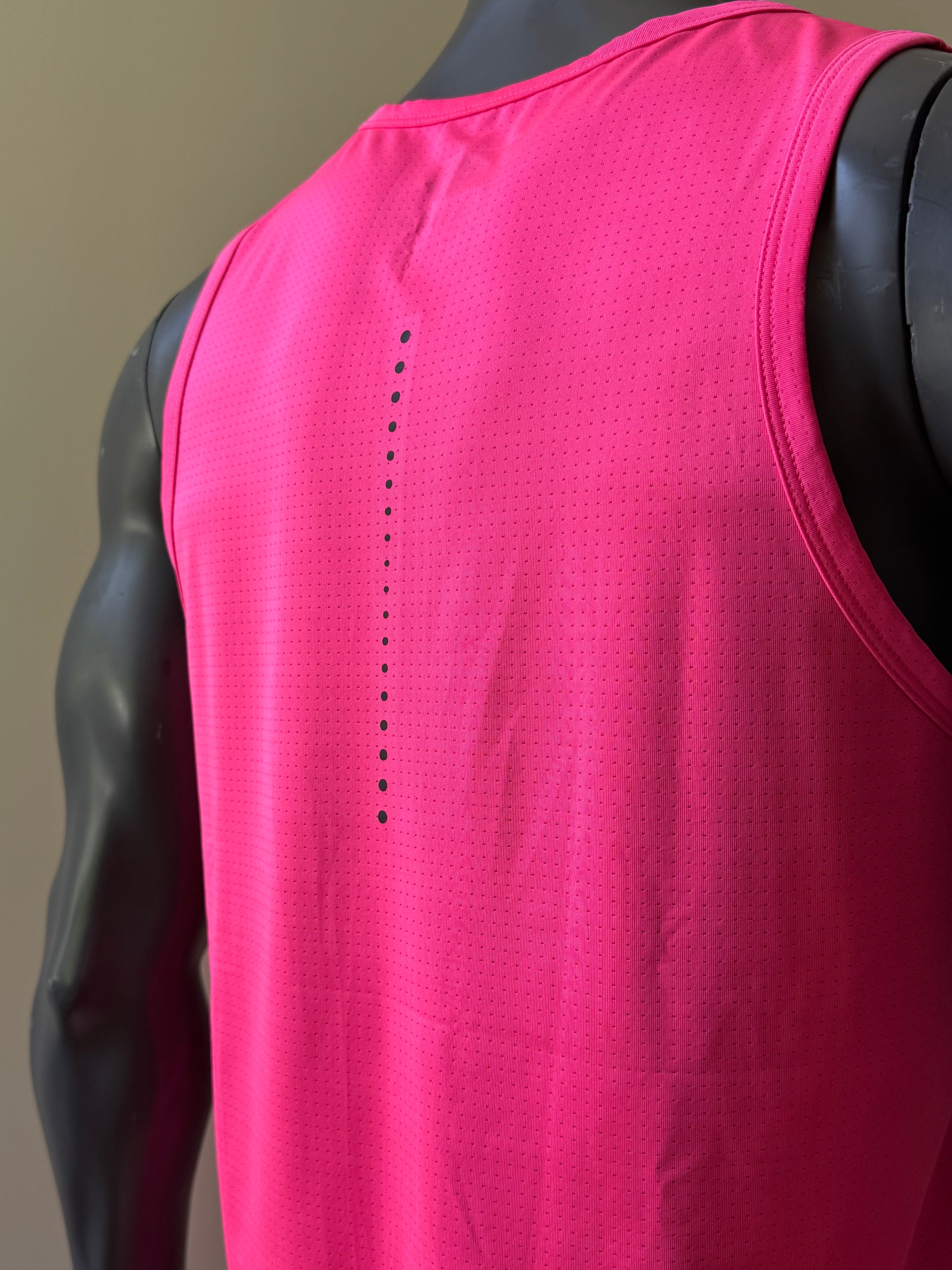 Camiseta México rosa neón caballero