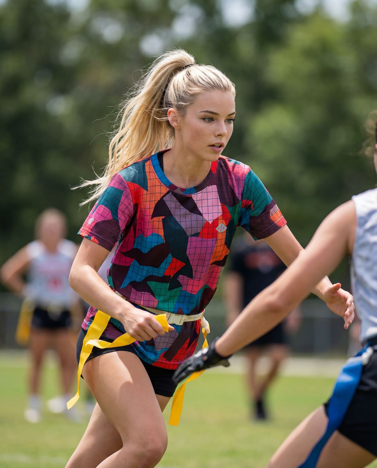 Playera Geo Colors Dama