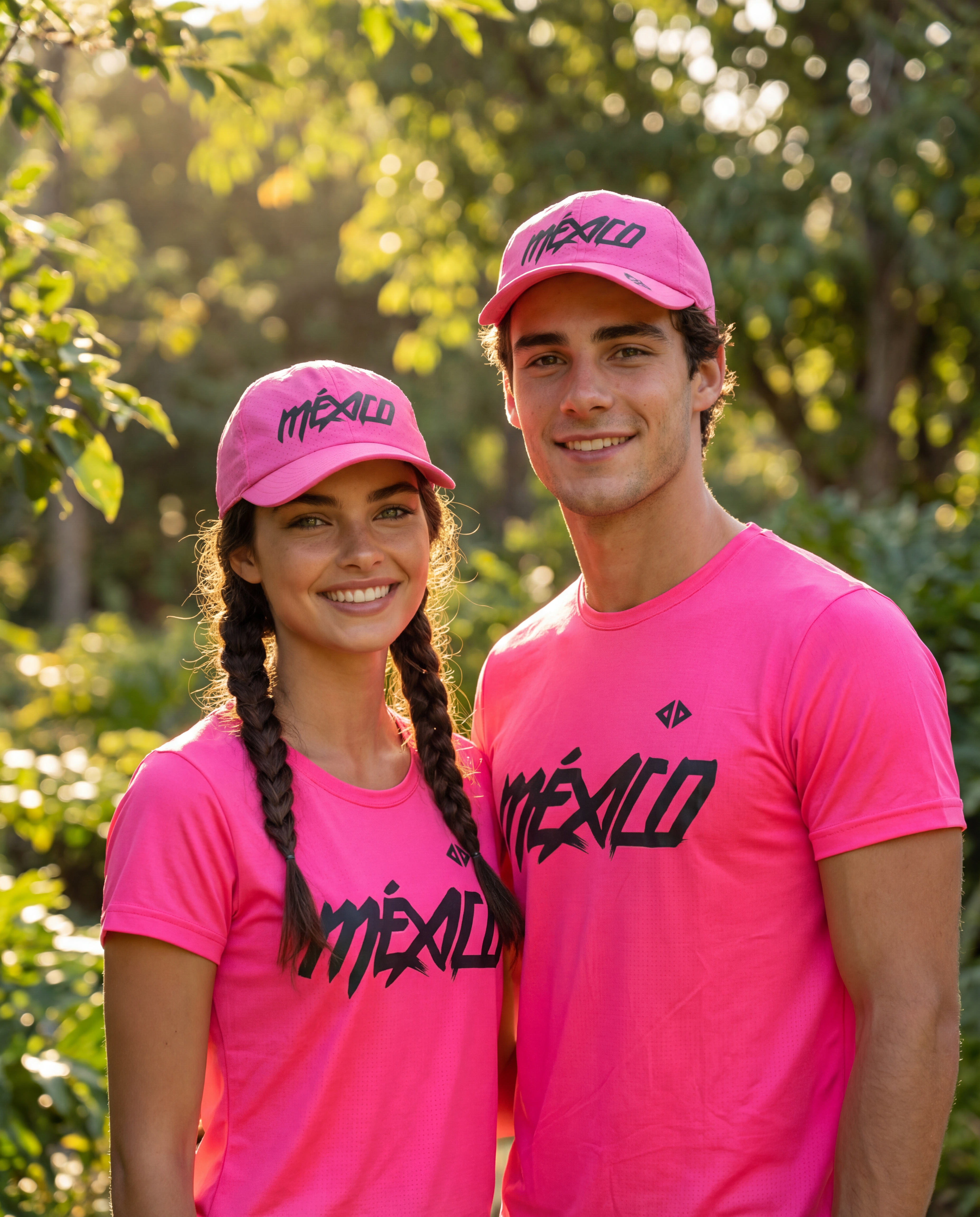 Gorra super dry Acide rosa con negro