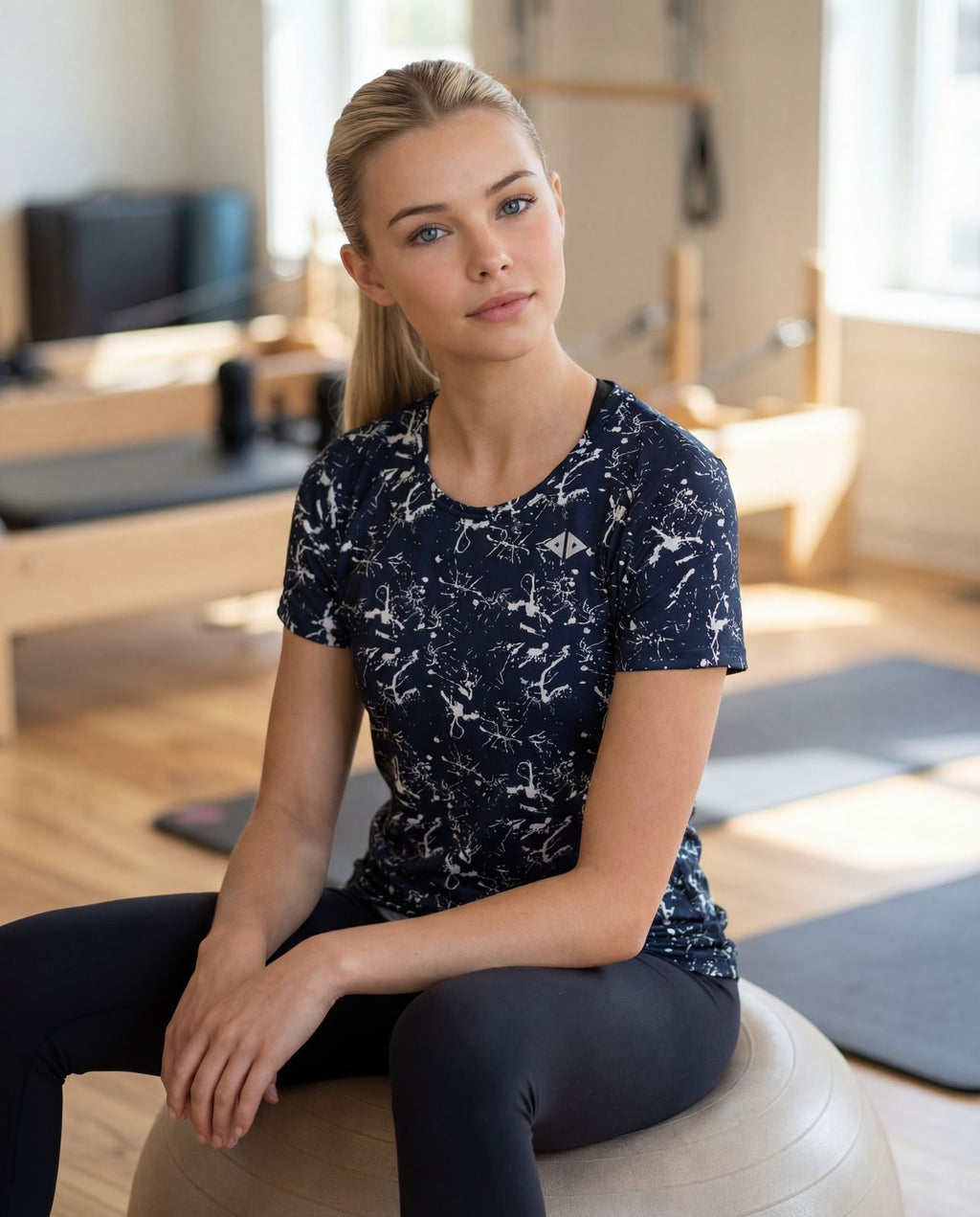 Playera Paint Marino Dama