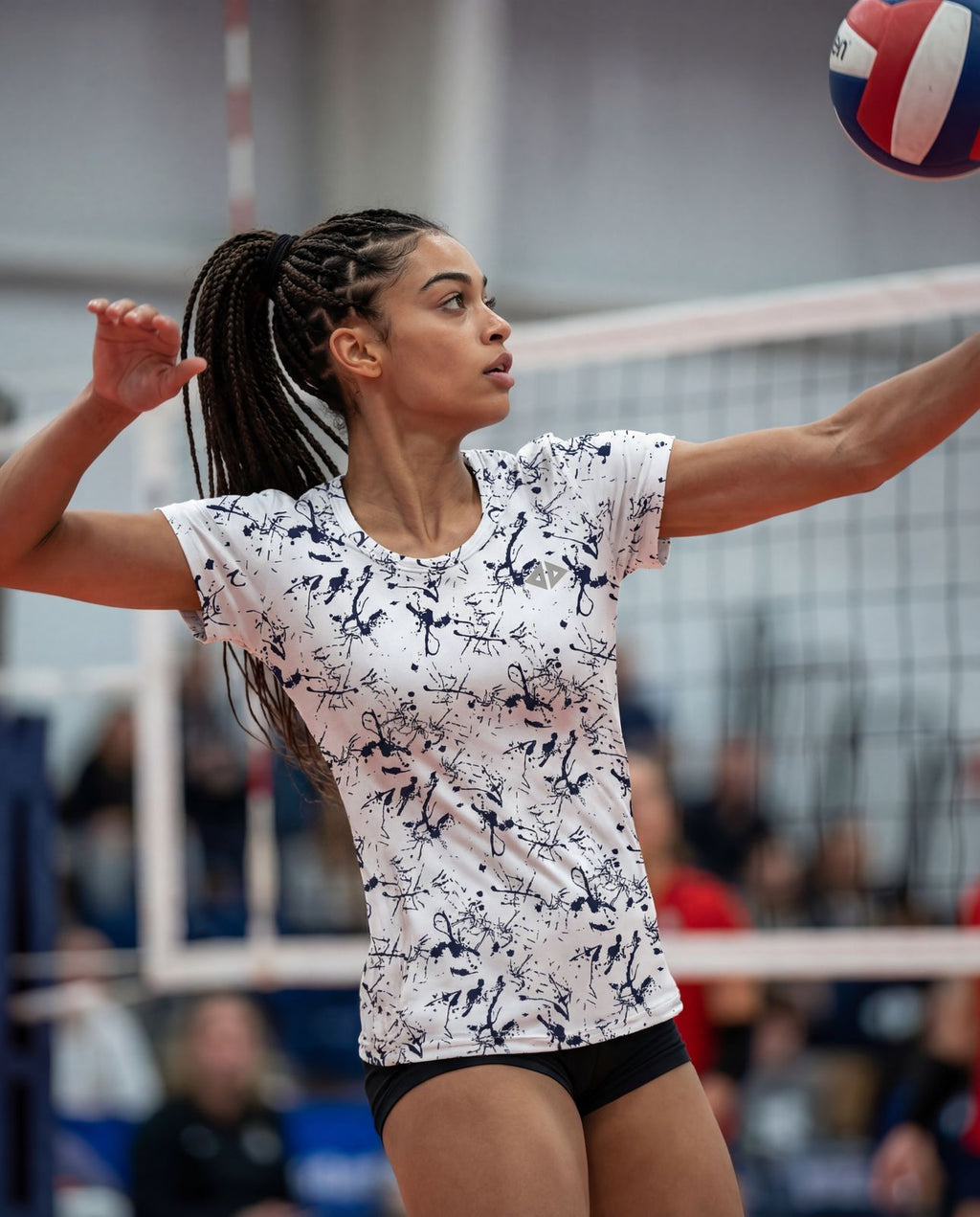 Playera Paint Blanco Dama