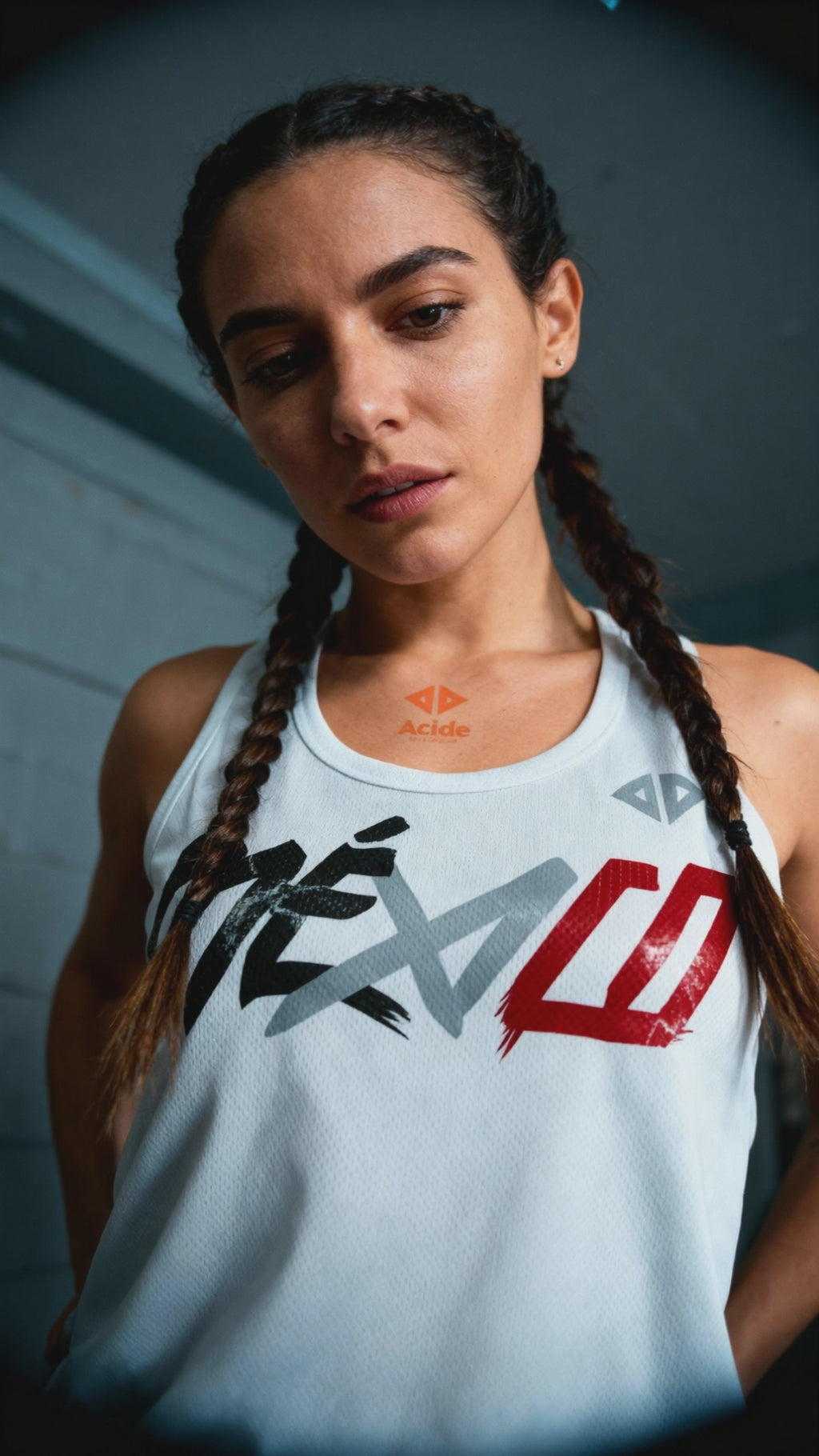 Camiseta México Sangre Nueva Blanco Dama