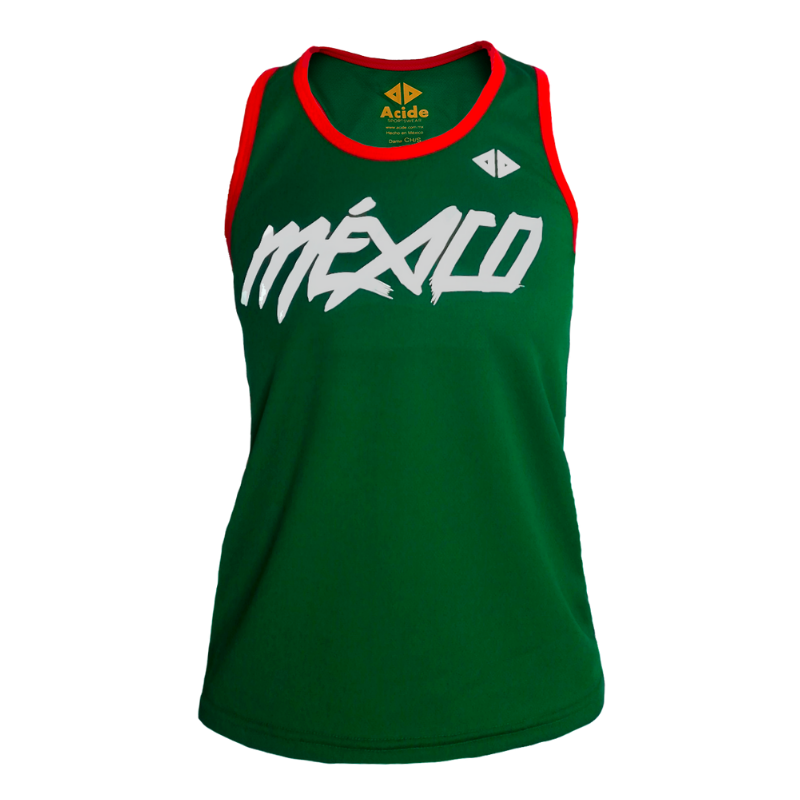 Camiseta MÉXICO verde dama
