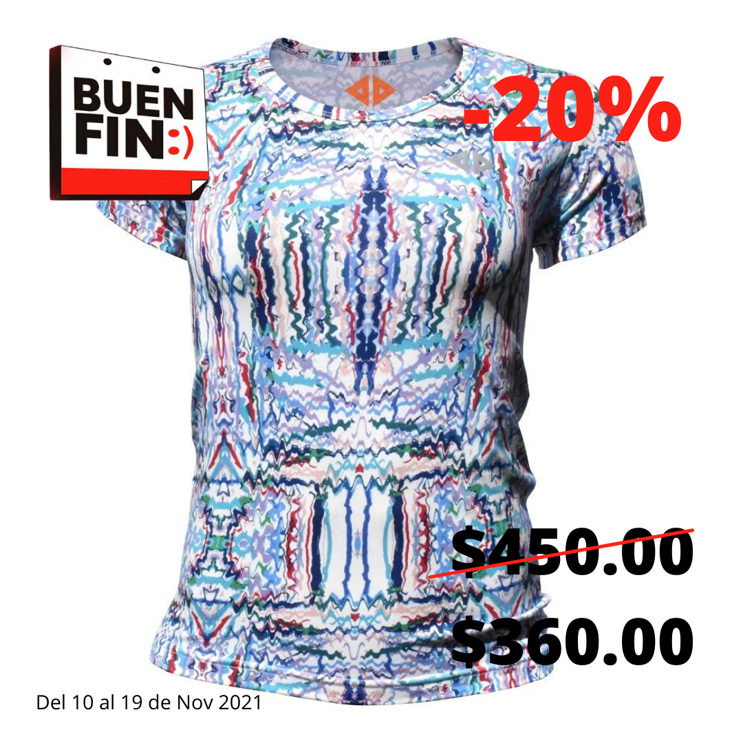 Playera Electric Dama