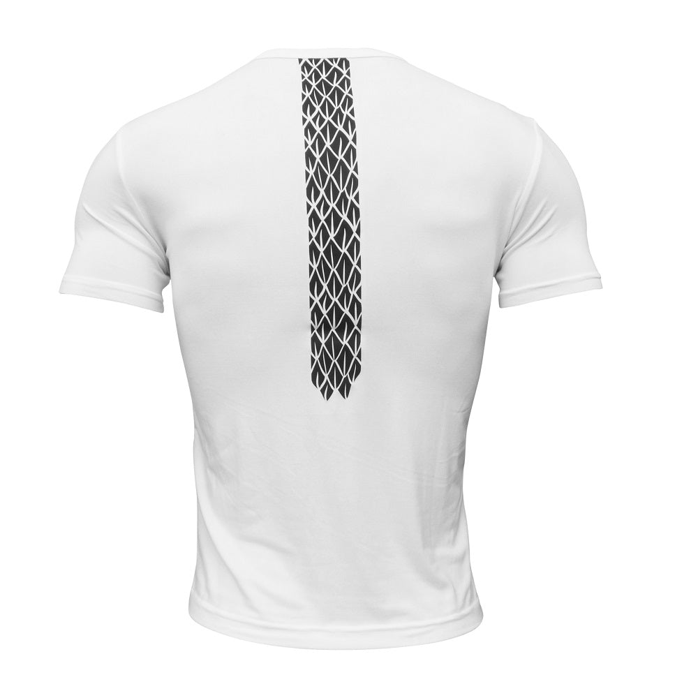 Playera México Quetzalcoatl Blanco Caballero