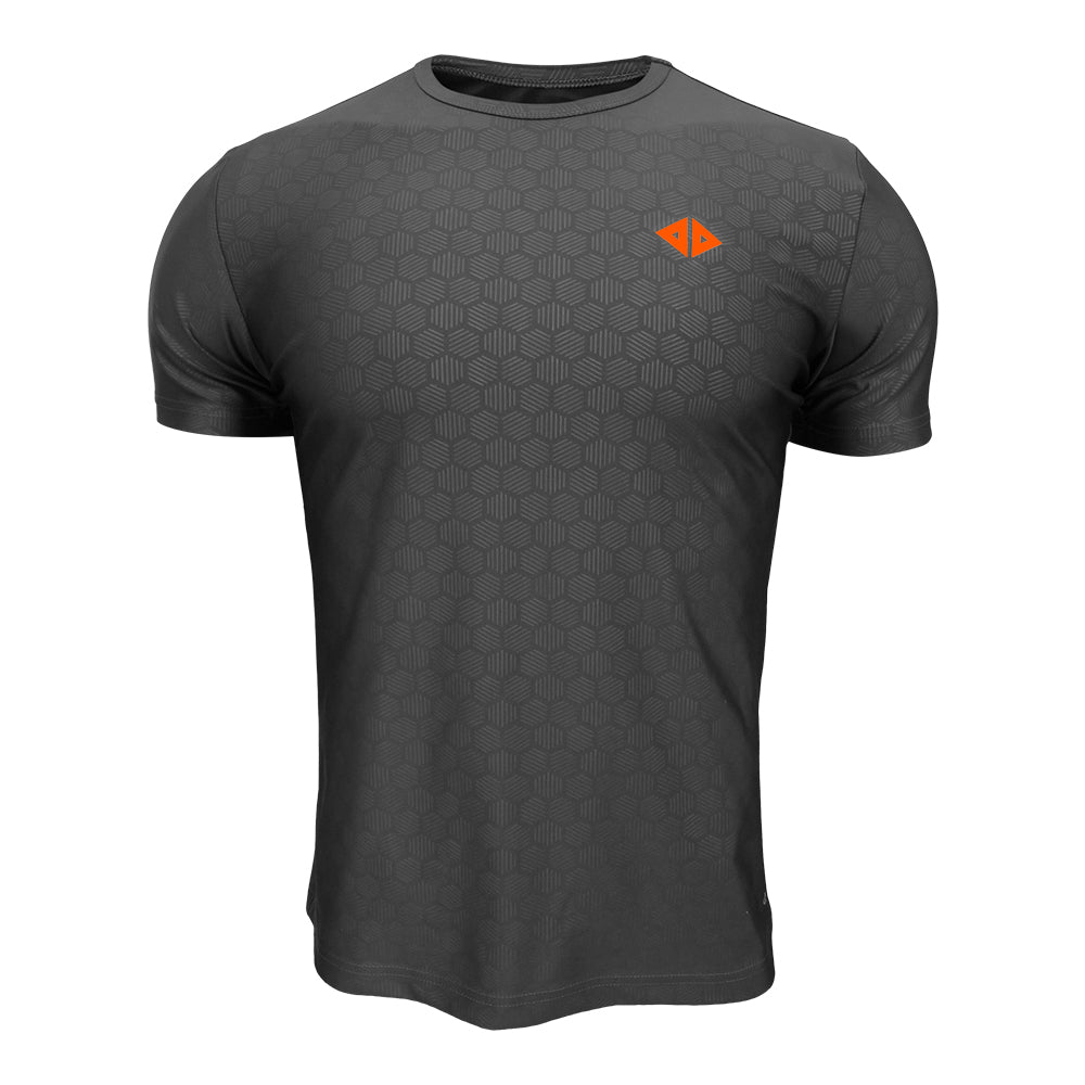 Playera CompresHexa Gris Caballero
