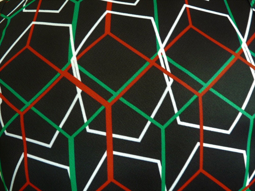 Camiseta Tricolor México Negro Dama