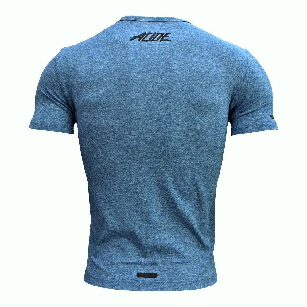 Playera Azul Cielo Jaspe Caballero
