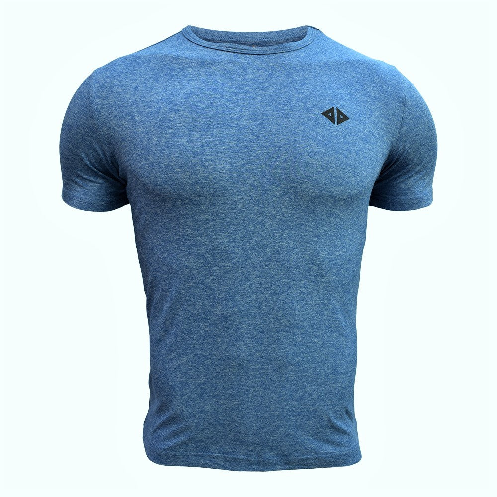 Playera Azul Cielo Jaspe Caballero