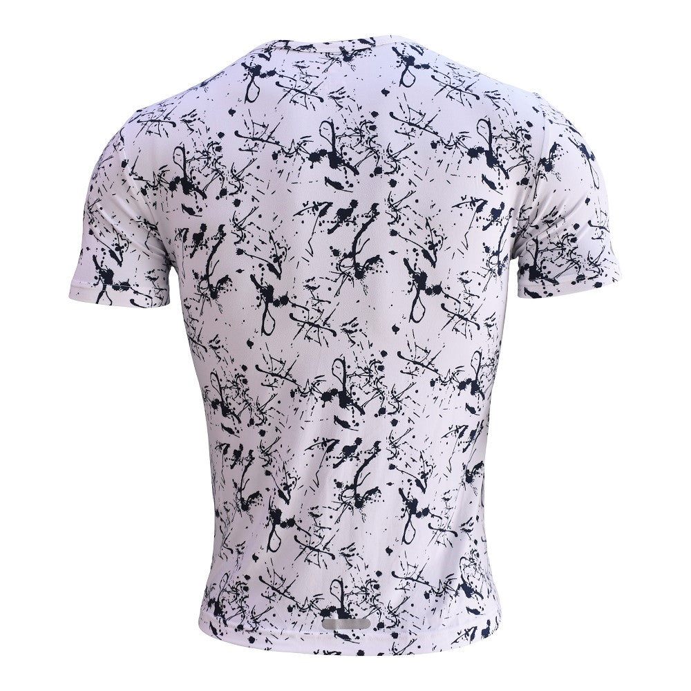 Playera Paint Blanco Caballero
