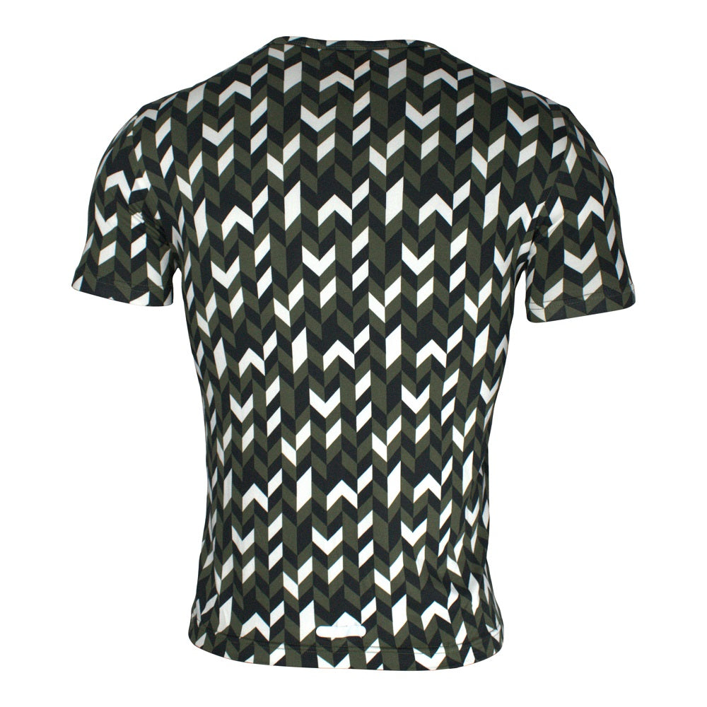 Playera Two Lines Verde Caballero