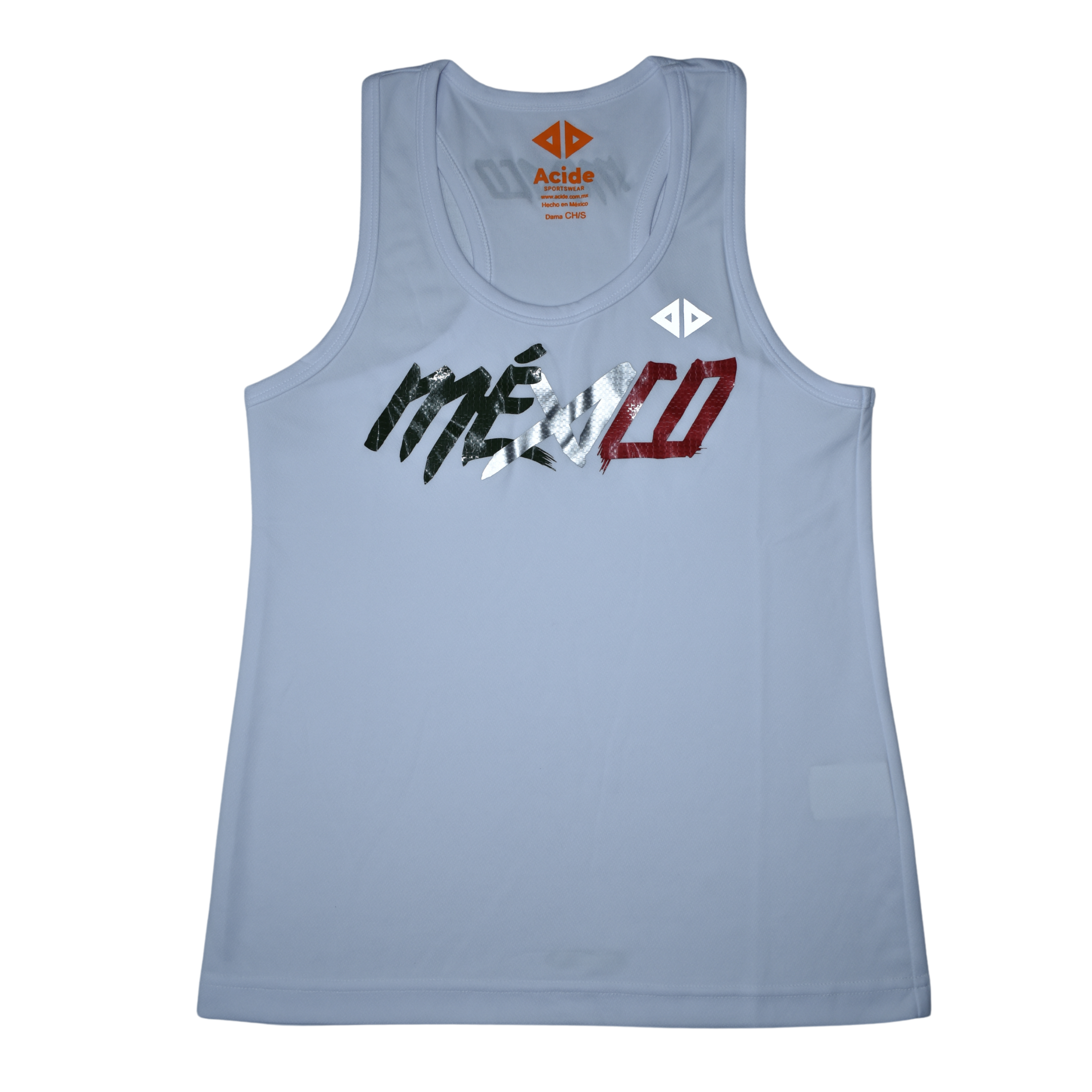 Camiseta México Sangre Nueva Blanco Dama