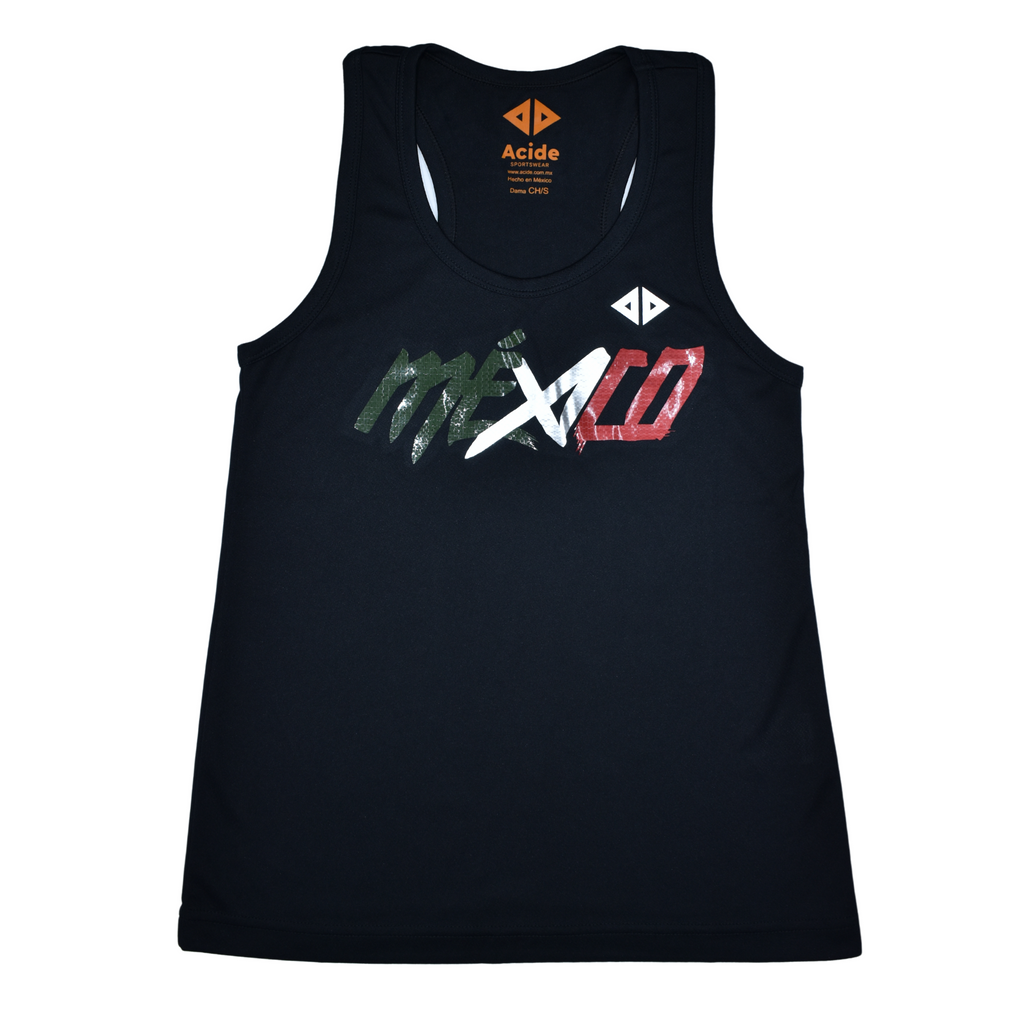 Camiseta México Sangre Nueva Negro Dama